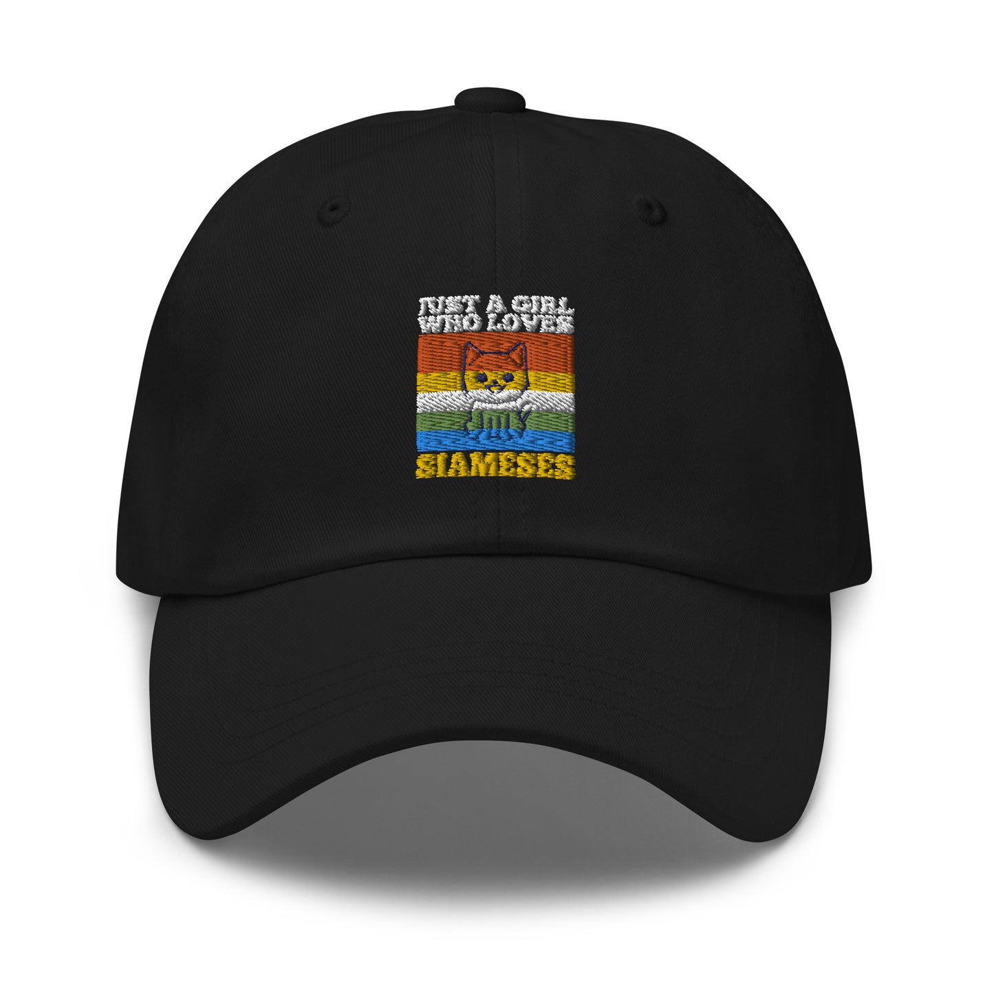 Just A Girl Who Loves Siameses Dad hat