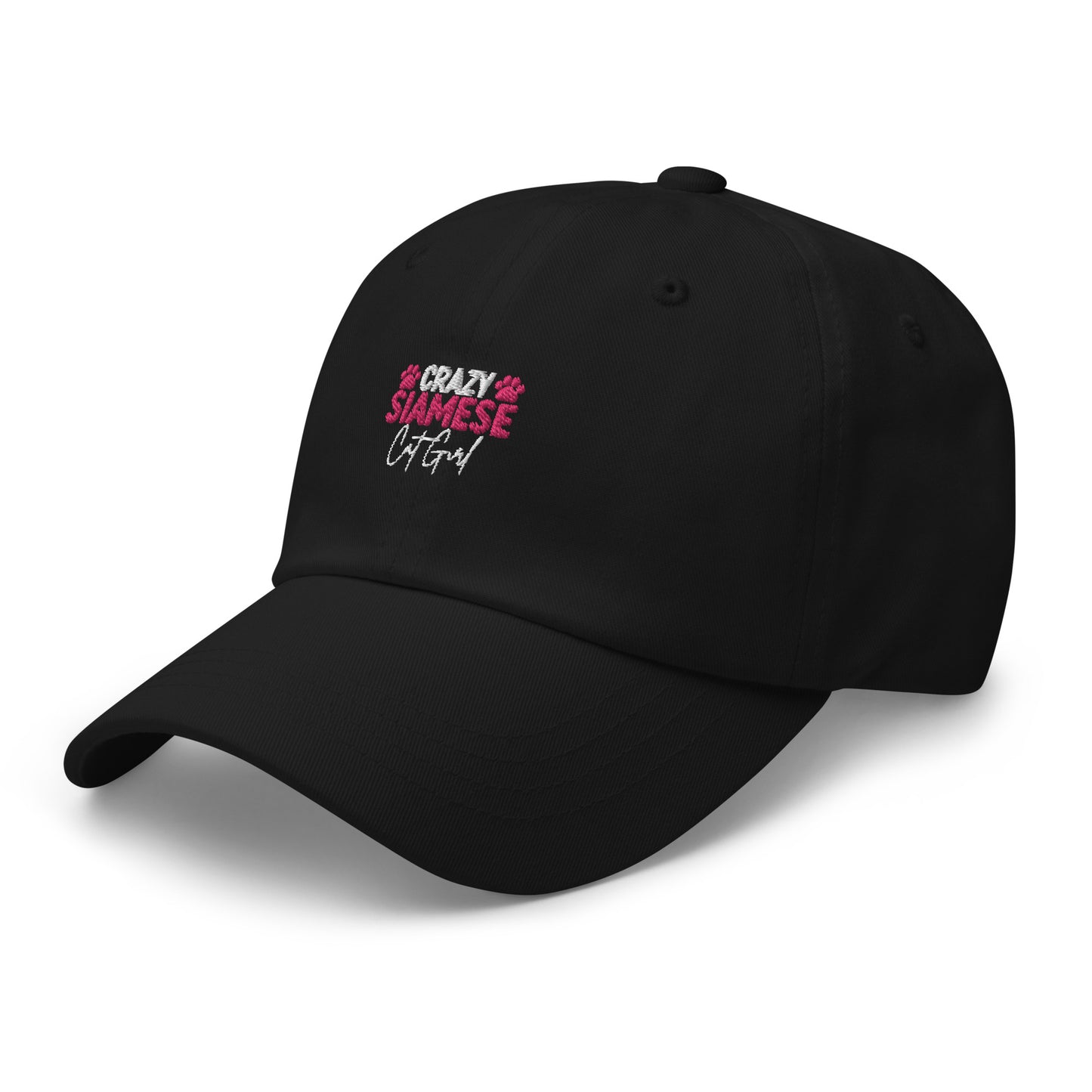 Crazy Siamese Cat Girl Dad hat