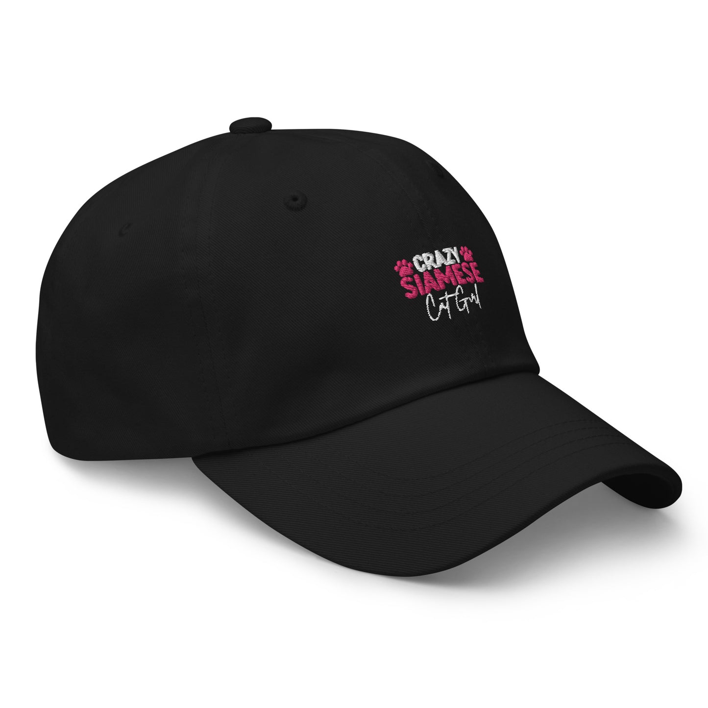 Crazy Siamese Cat Girl Dad hat