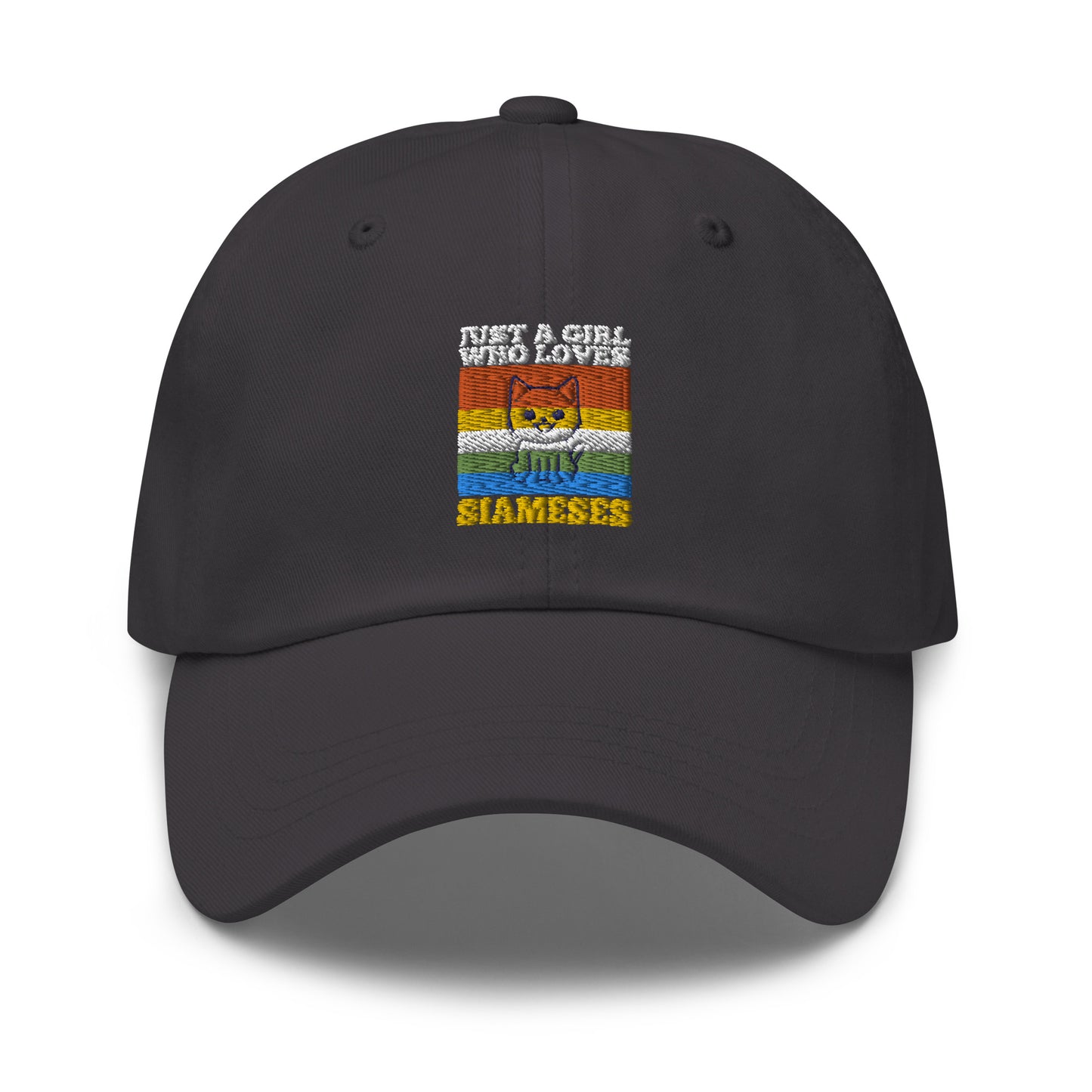 Just A Girl Who Loves Siameses Dad hat