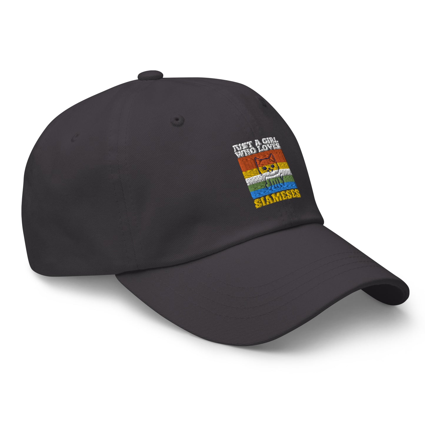 Just A Girl Who Loves Siameses Dad hat
