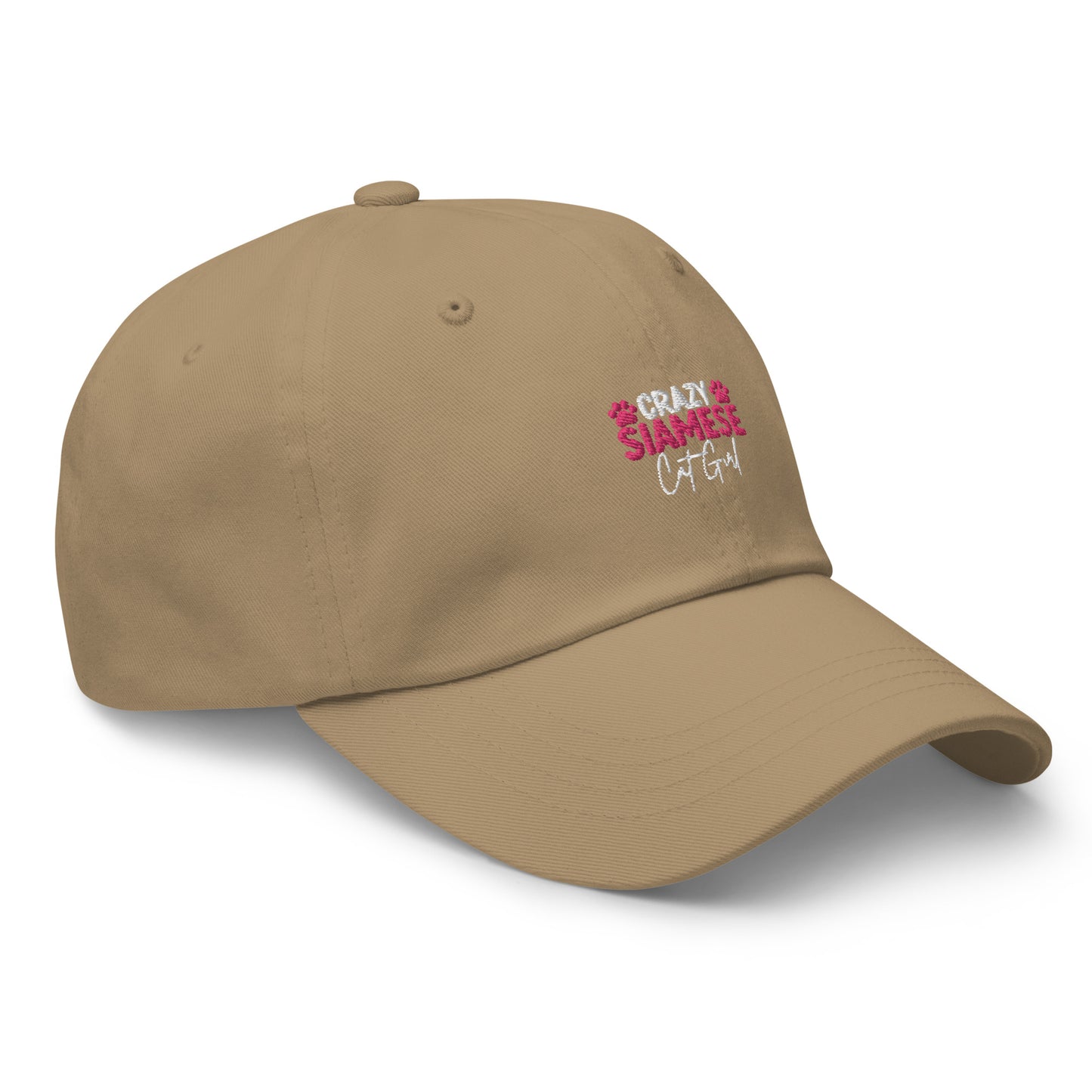 Crazy Siamese Cat Girl Dad hat