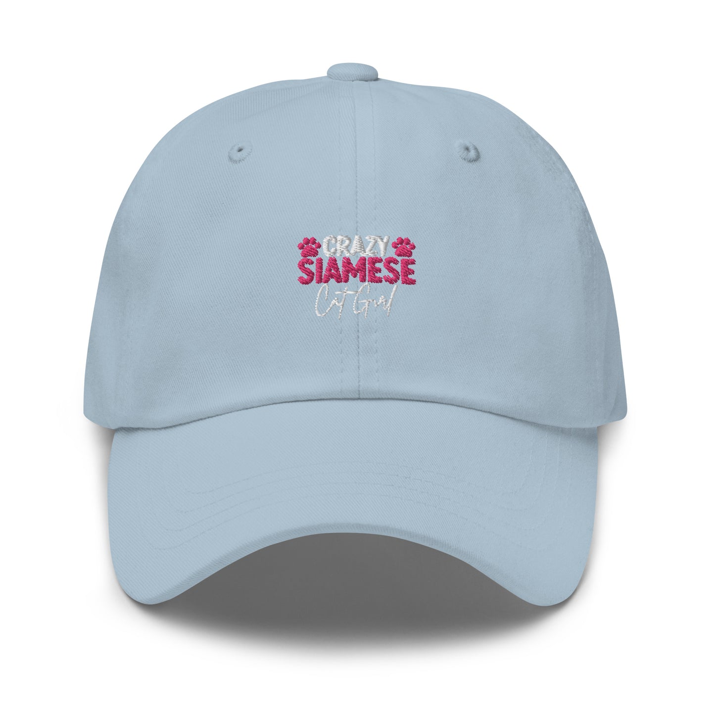 Crazy Siamese Cat Girl Dad hat