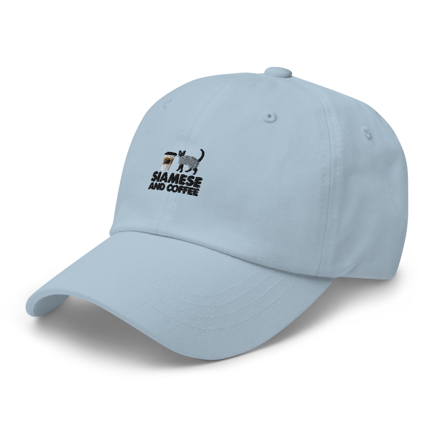 Siamese And Coffee Dad hat