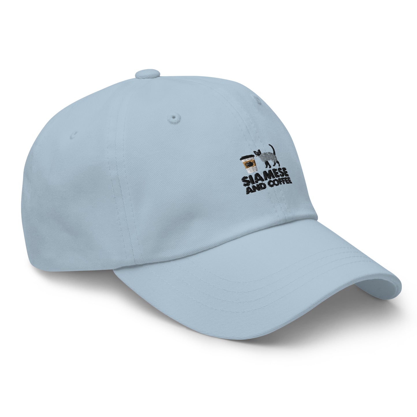 Siamese And Coffee Dad hat