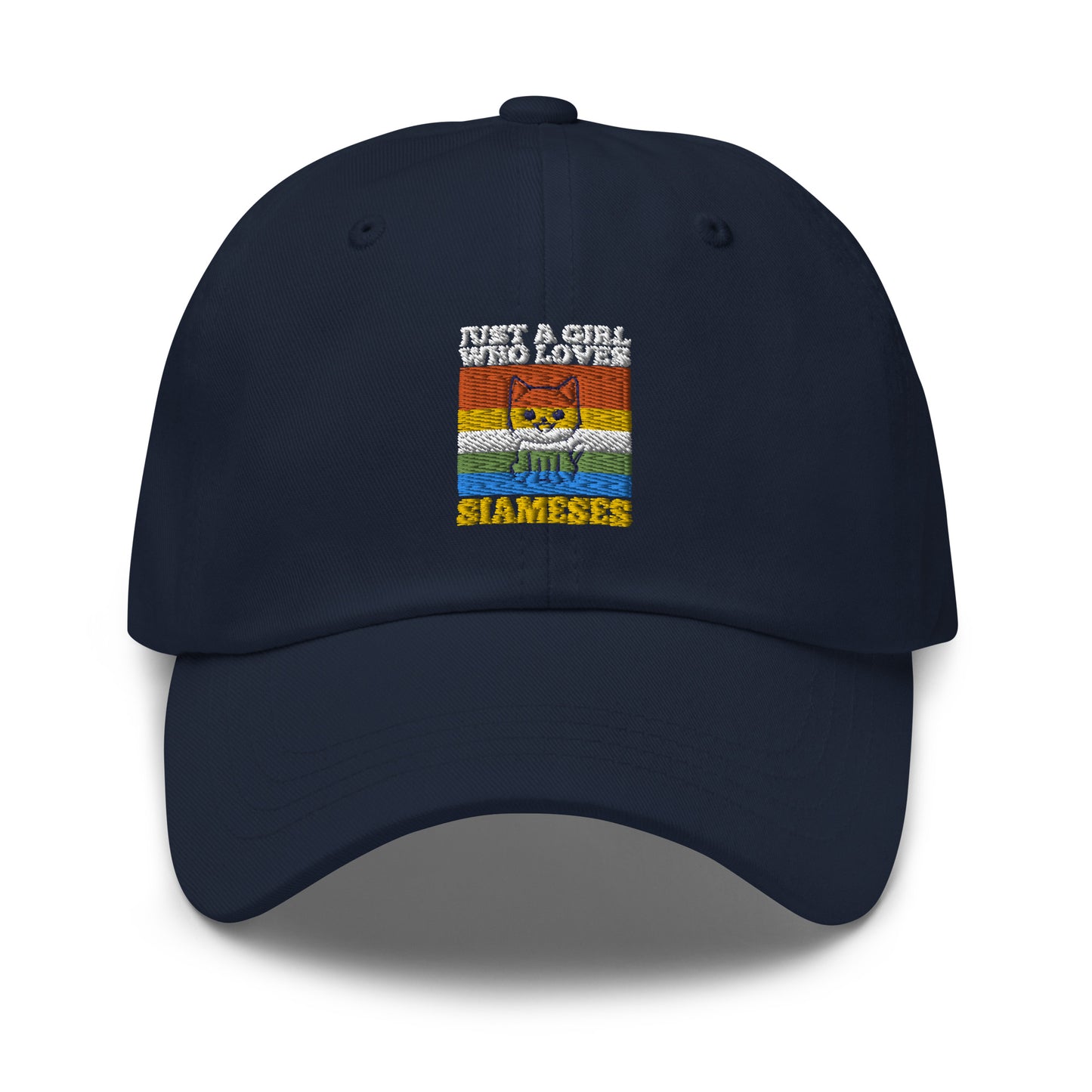 Just A Girl Who Loves Siameses Dad hat