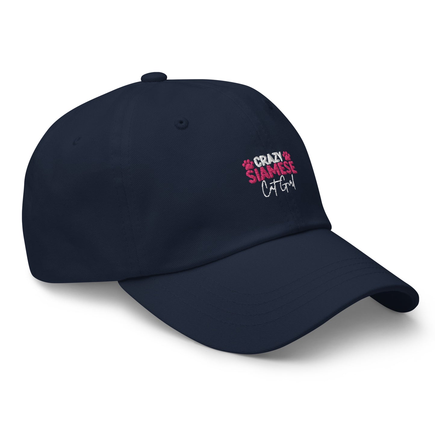 Crazy Siamese Cat Girl Dad hat