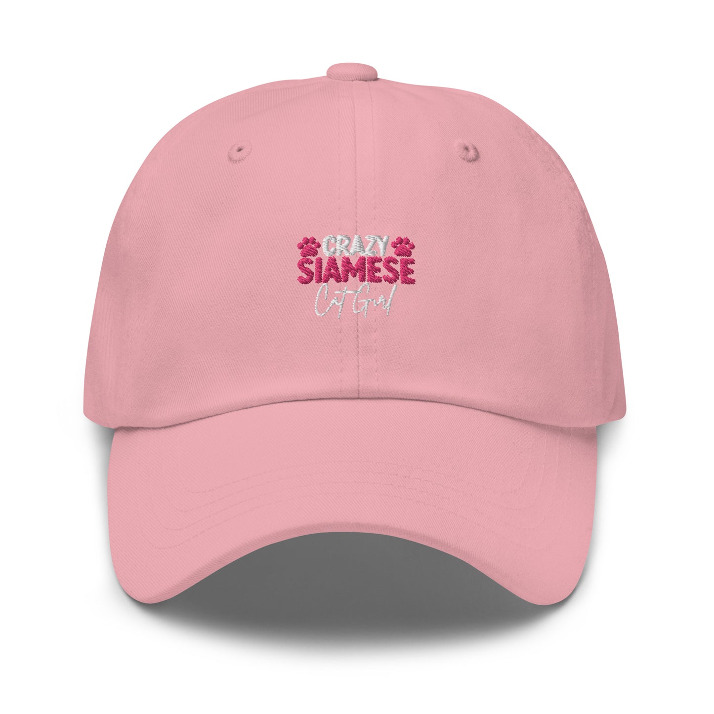 Crazy Siamese Cat Girl Dad hat