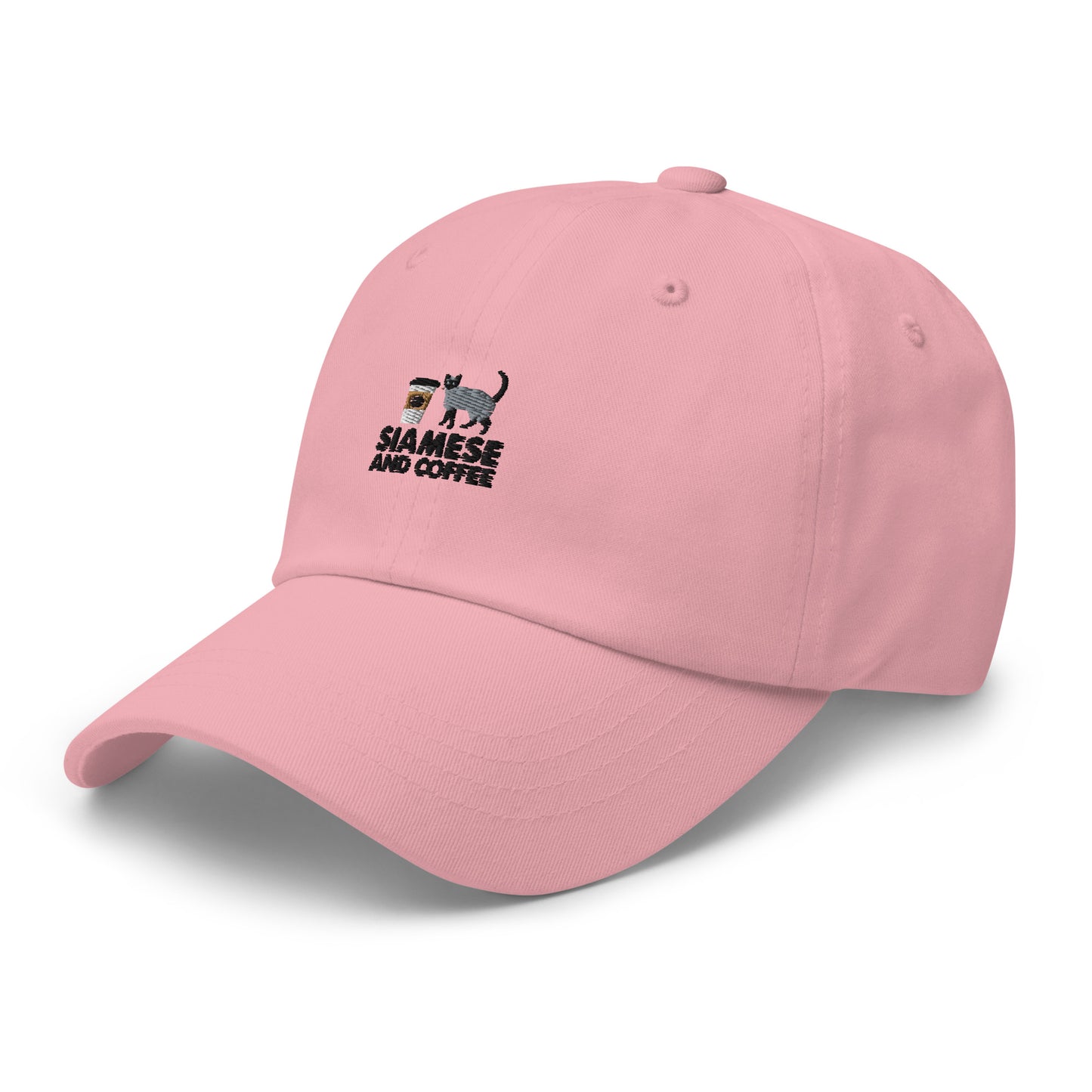 Siamese And Coffee Dad hat