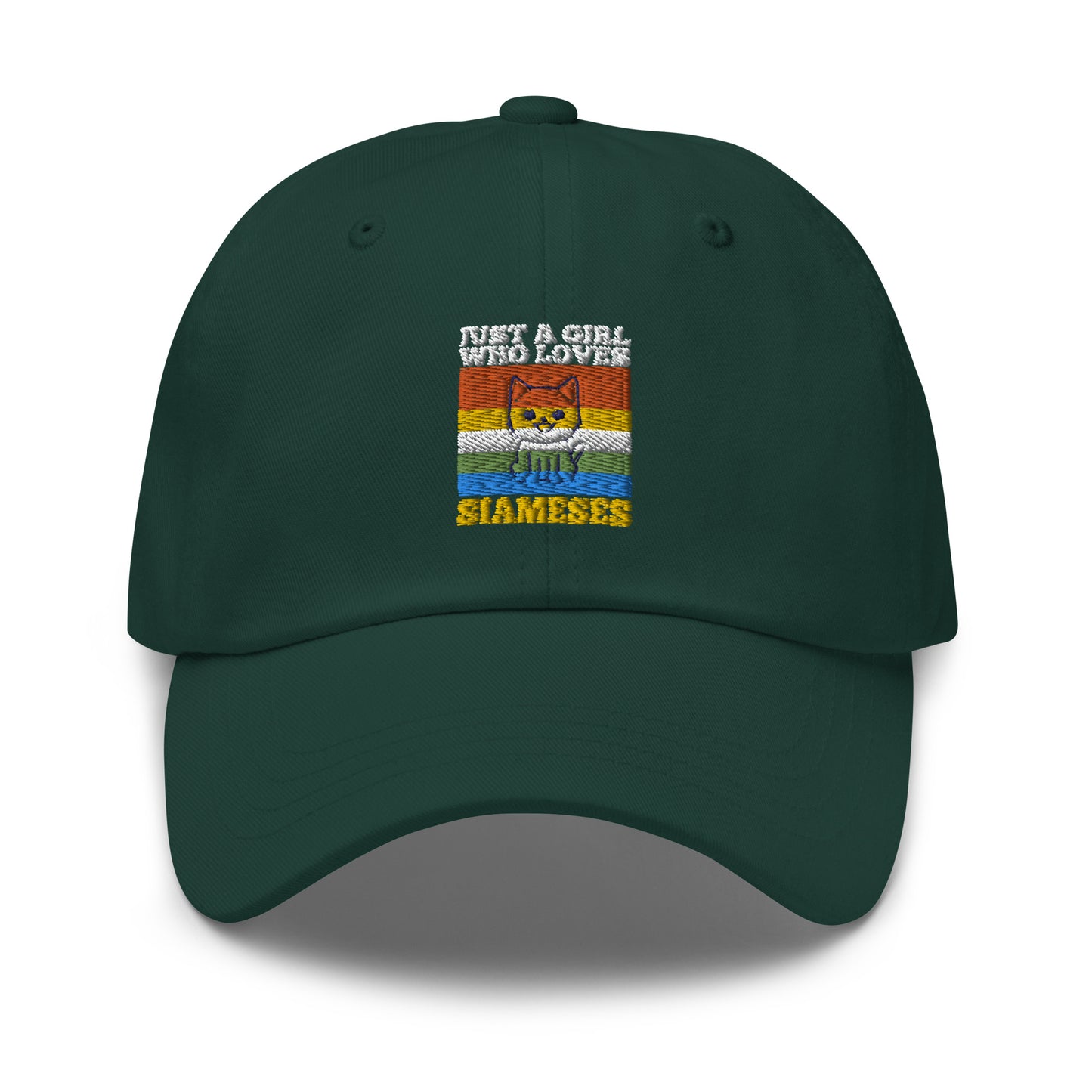 Just A Girl Who Loves Siameses Dad hat