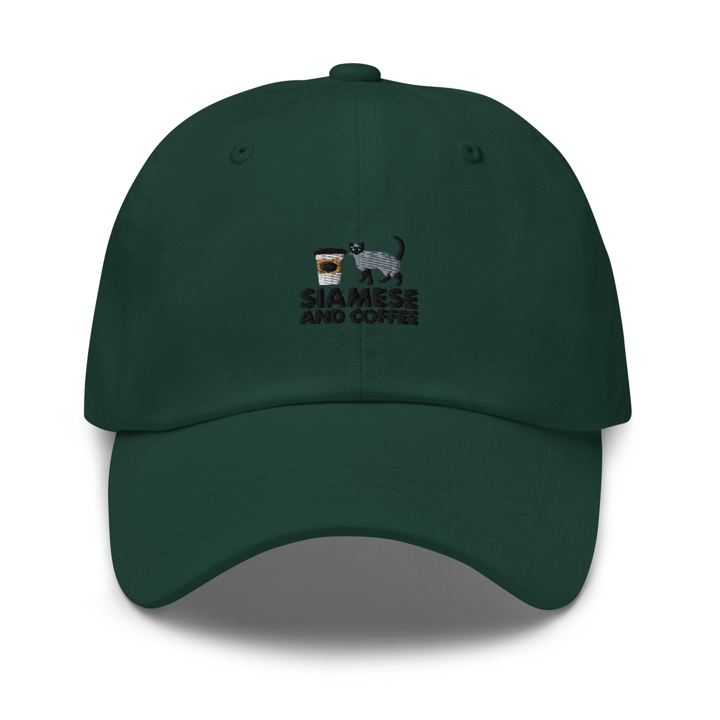 Siamese And Coffee Dad hat