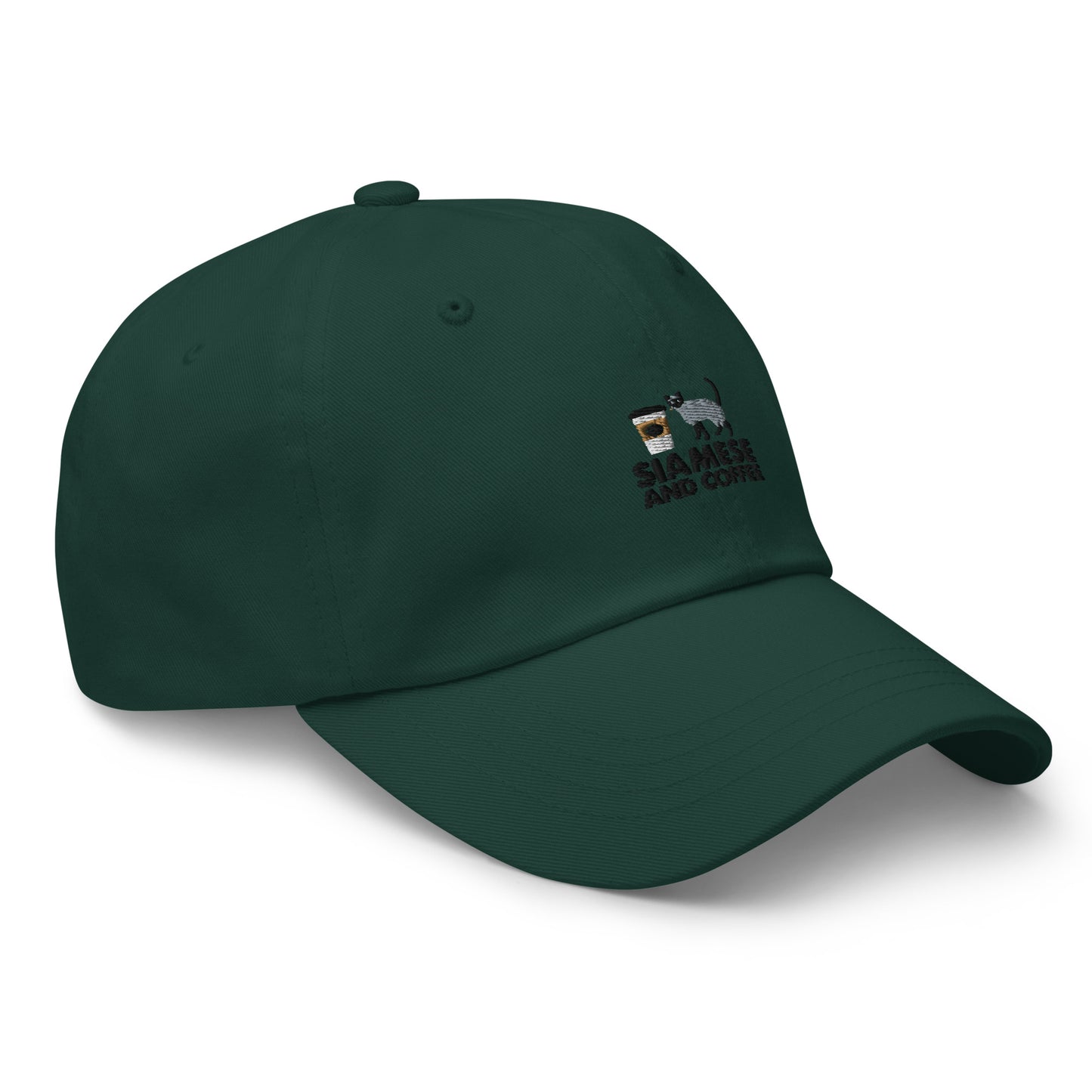 Siamese And Coffee Dad hat
