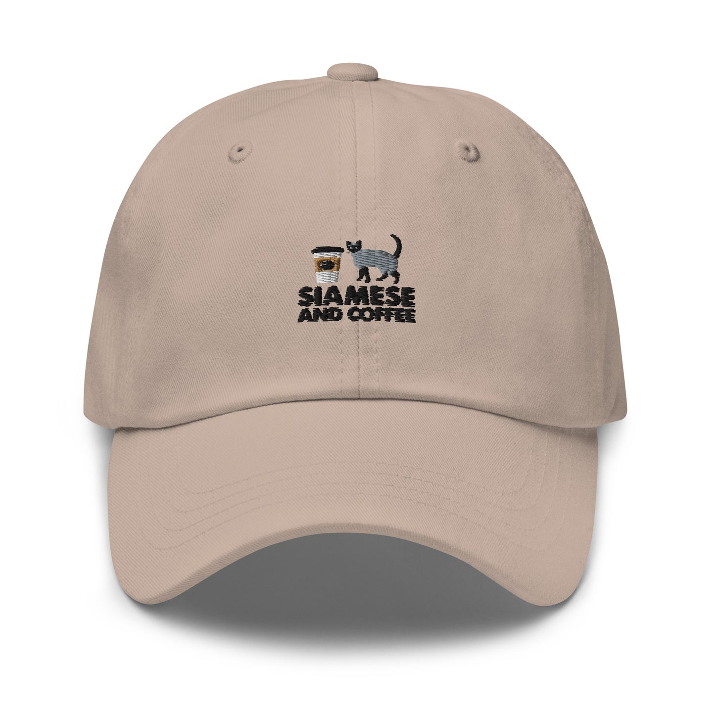 Siamese And Coffee Dad hat