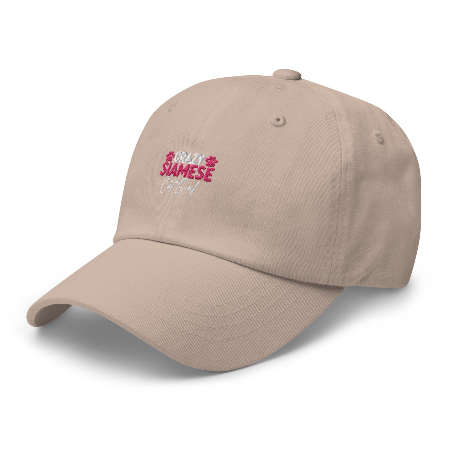 Crazy Siamese Cat Girl Dad hat