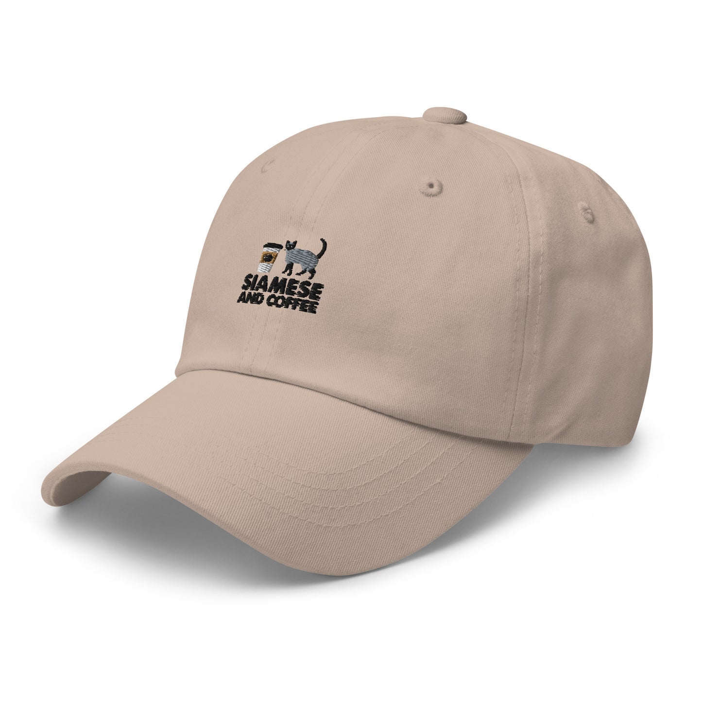 Siamese And Coffee Dad hat