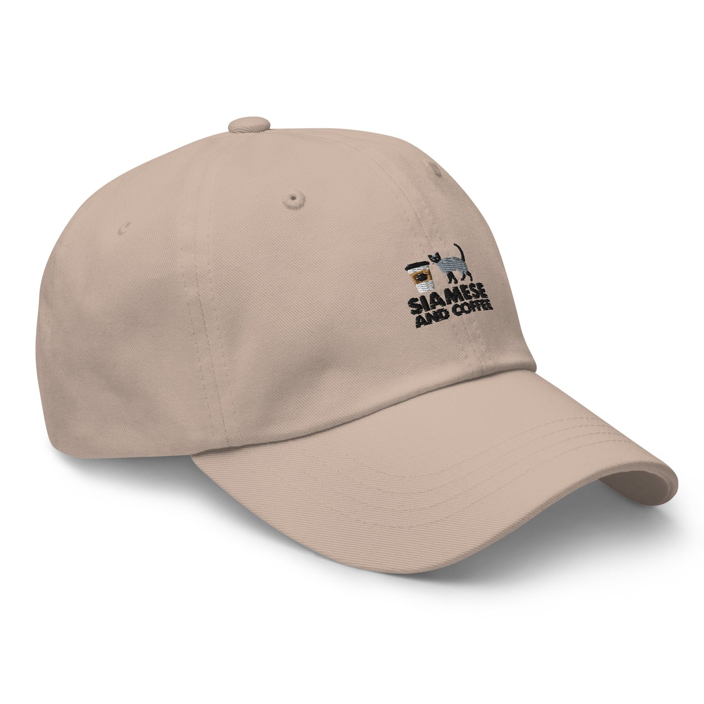Siamese And Coffee Dad hat