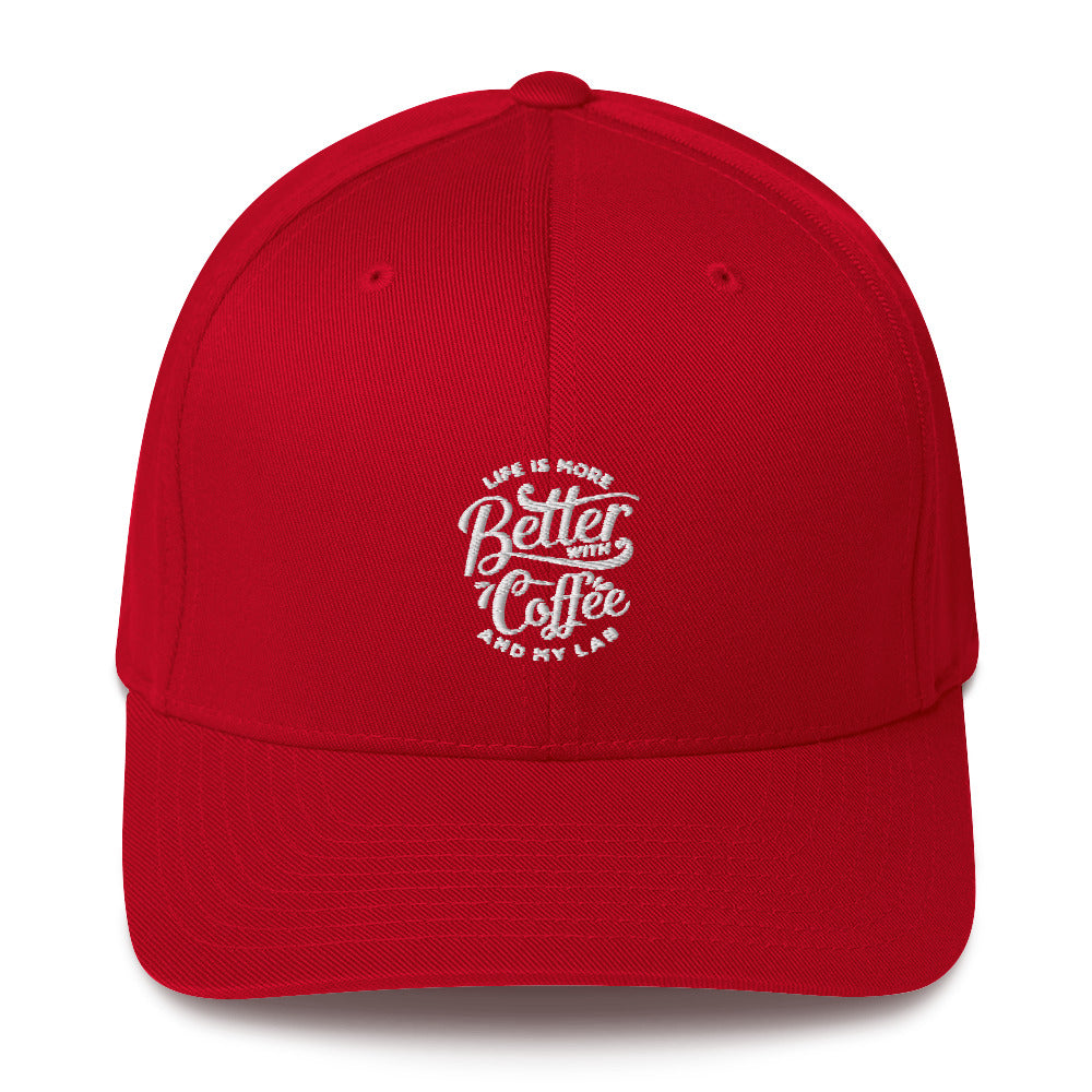 Today's Good Mood Is Sponsored By Coffee Structured Twill Cap