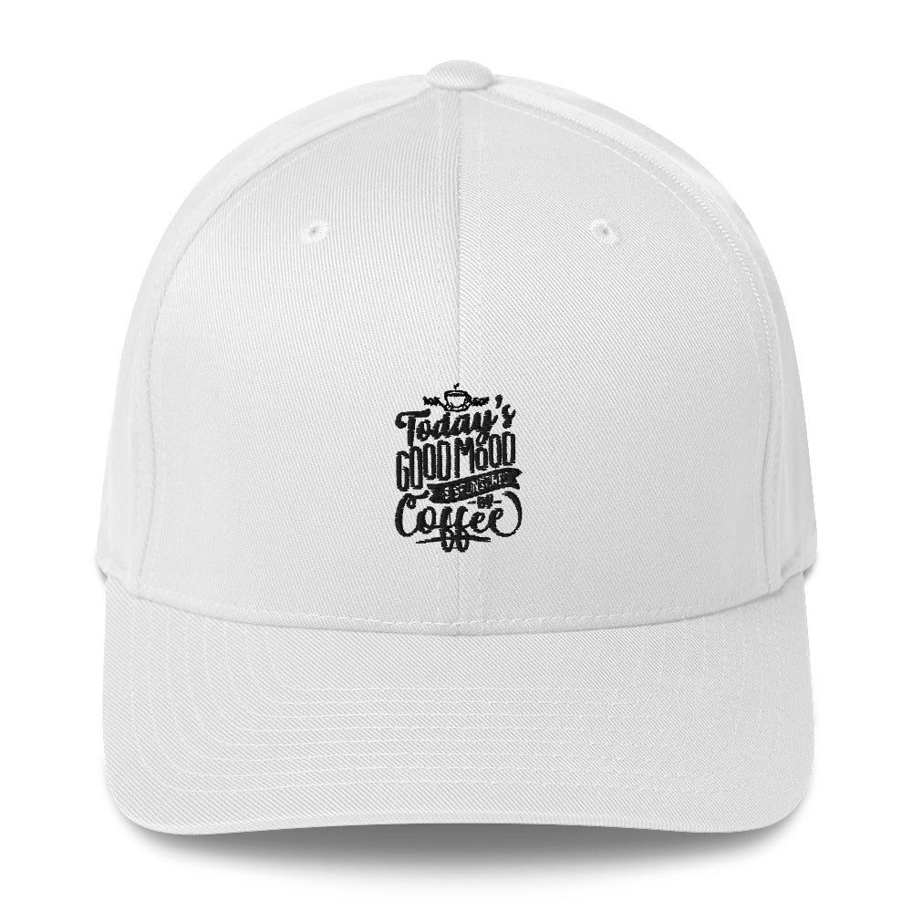 Today's Good Mood Is Sponsored By Coffee Structured Twill Cap