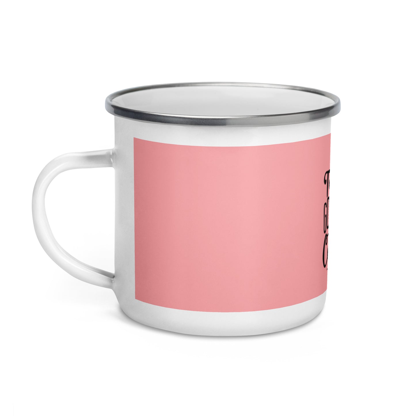 Today's Good Mood Is Sponsored By Coffee Pink Enamel Mug