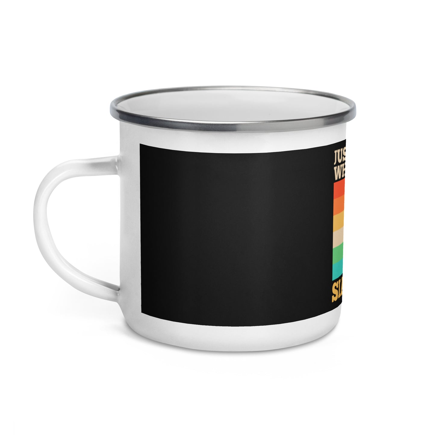 Just A Girl Who Loves Siameses Enamel Mug