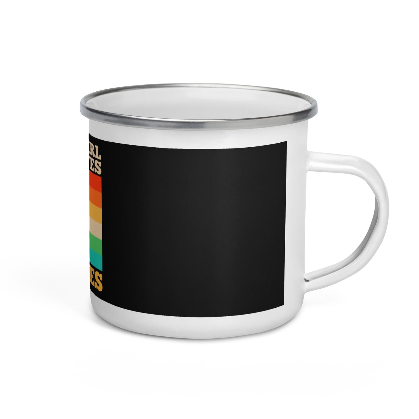 Just A Girl Who Loves Siameses Enamel Mug