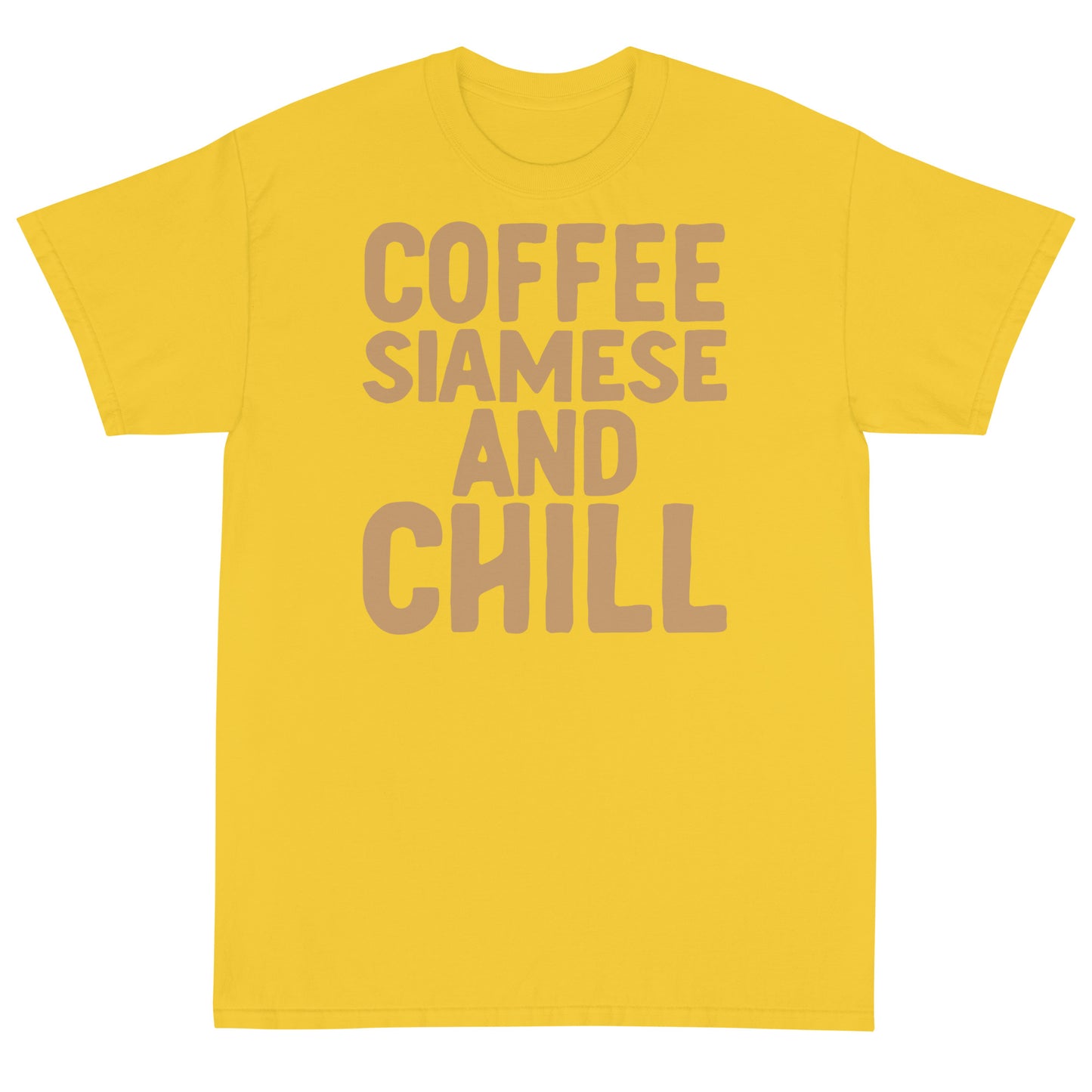 Coffee Siamese And Chill Short Sleeve T-Shirt