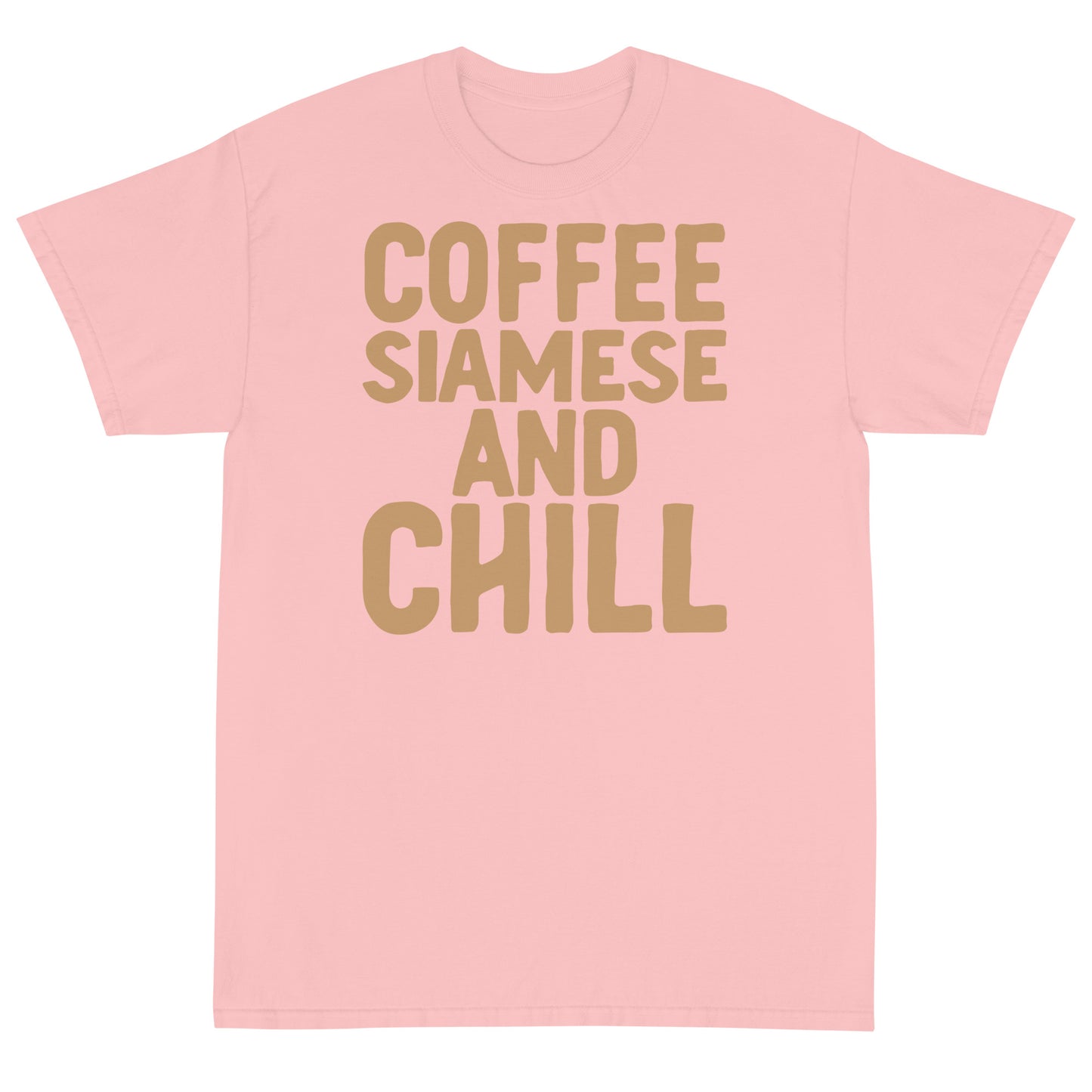 Coffee Siamese And Chill Short Sleeve T-Shirt
