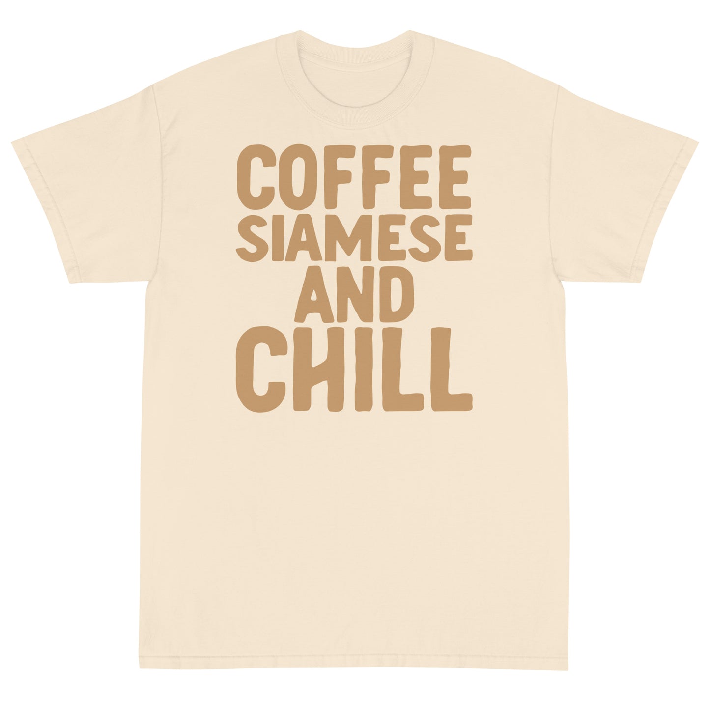 Coffee Siamese And Chill Short Sleeve T-Shirt