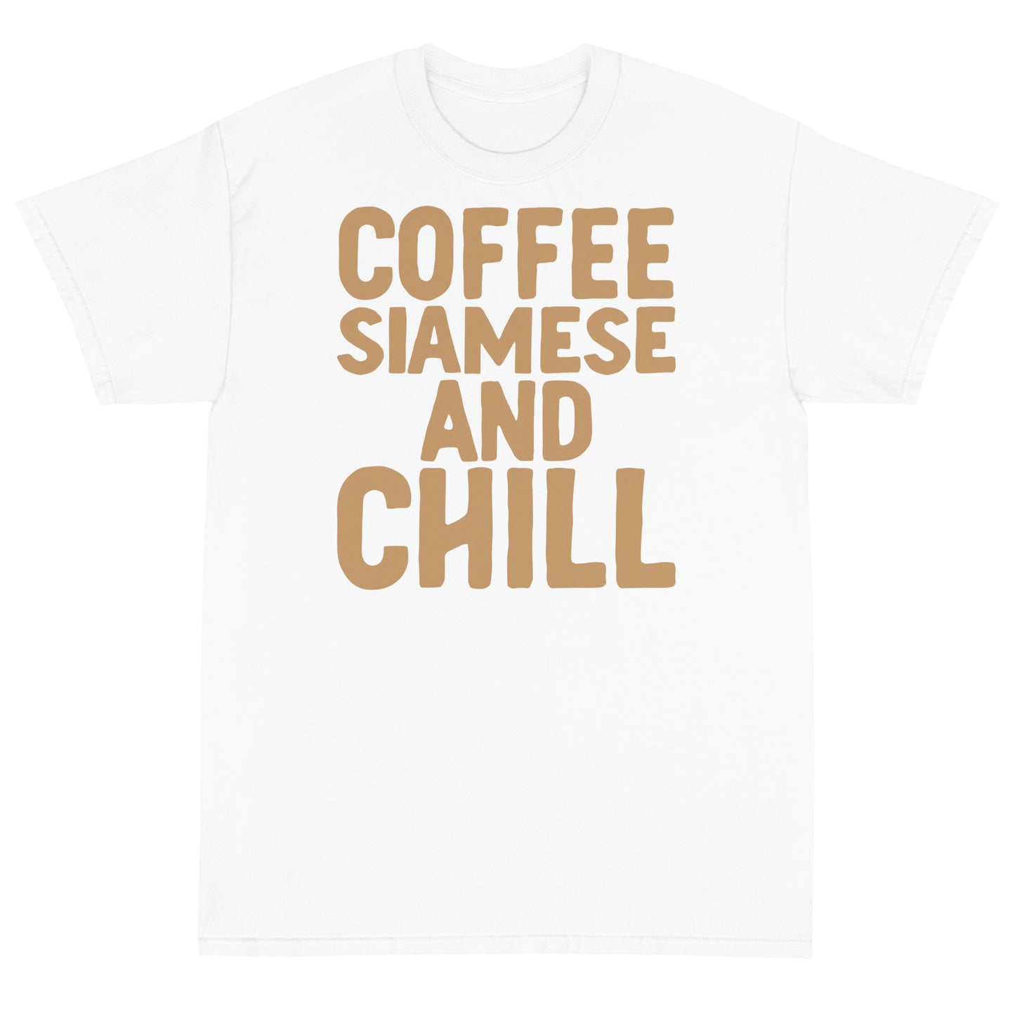 Coffee Siamese And Chill Short Sleeve T-Shirt