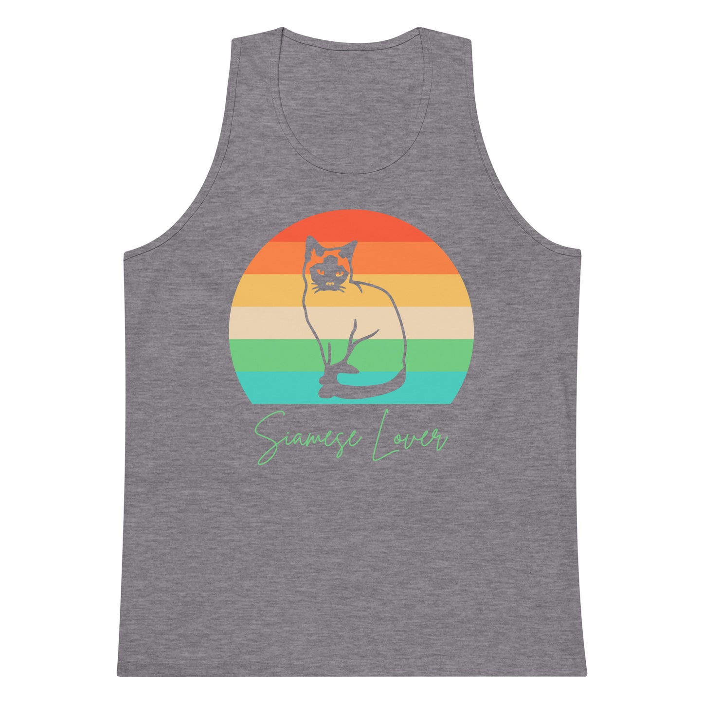 Siamese Lover Men’s premium tank top