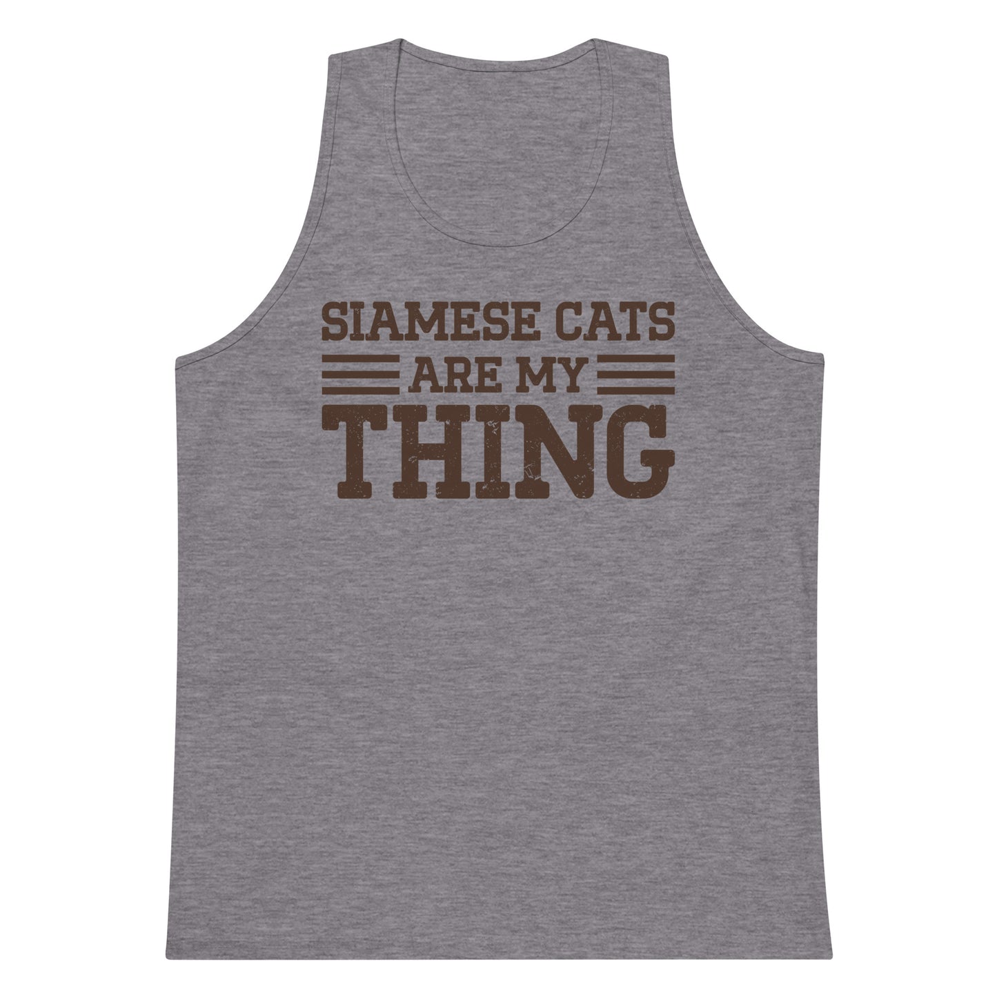 Siamese Cats Are My Thing Men’s premium tank top