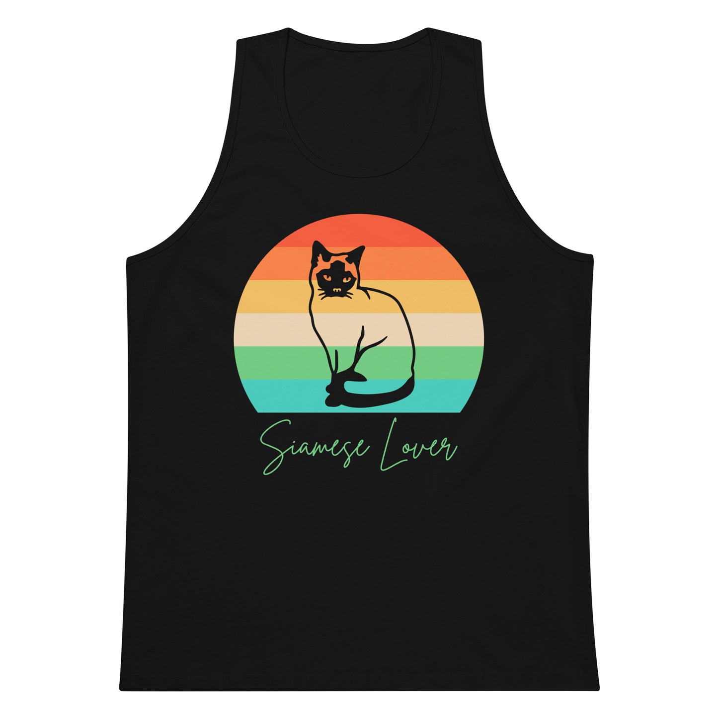 Siamese Lover Men’s premium tank top