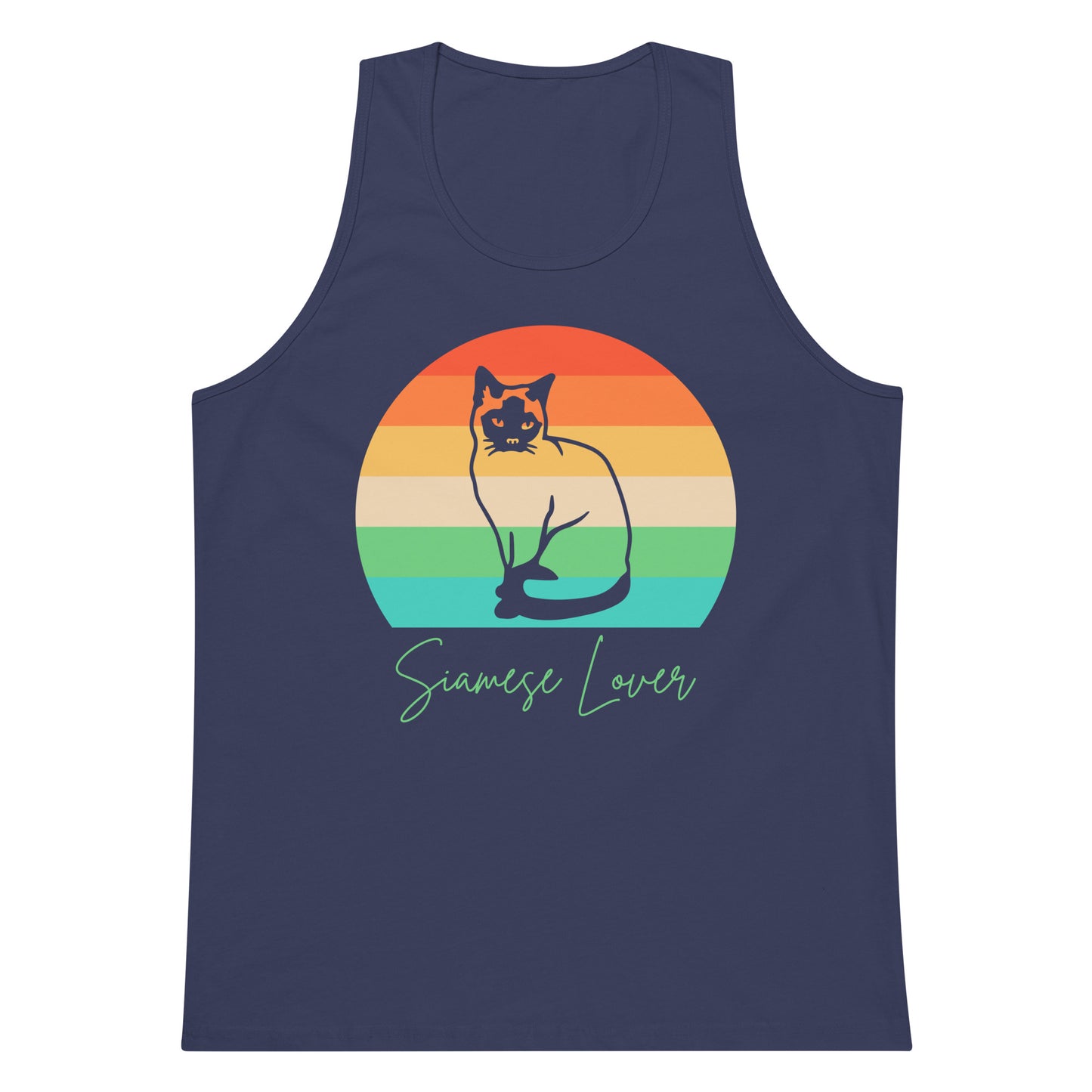 Siamese Lover Men’s premium tank top