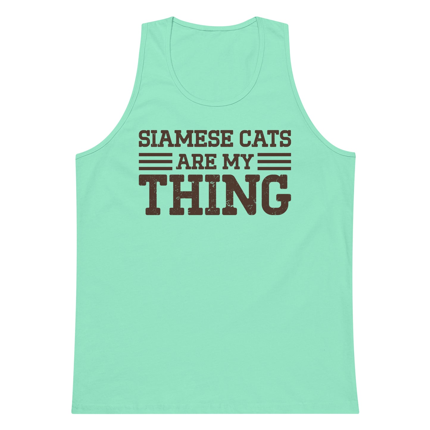 Siamese Cats Are My Thing Men’s premium tank top