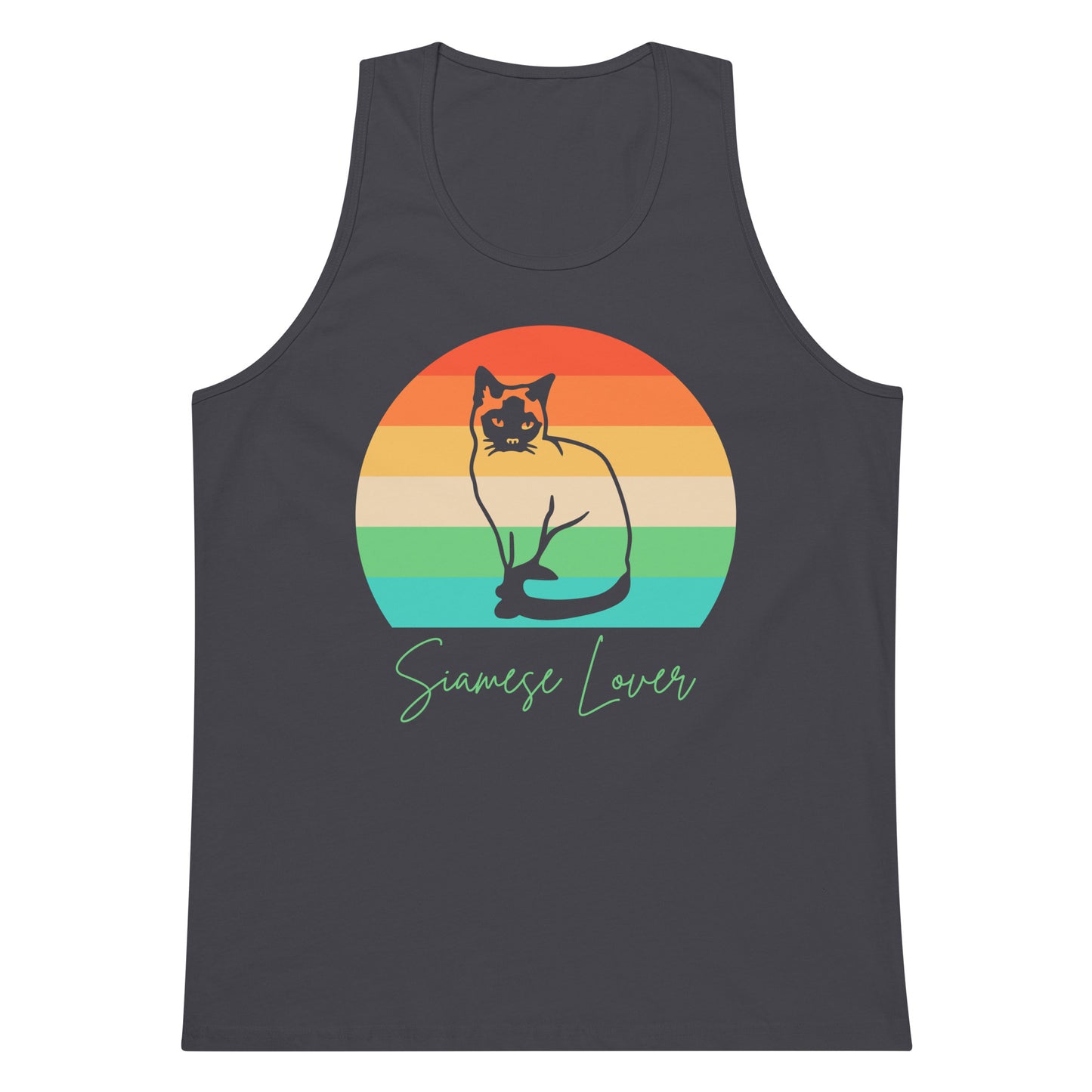 Siamese Lover Men’s premium tank top