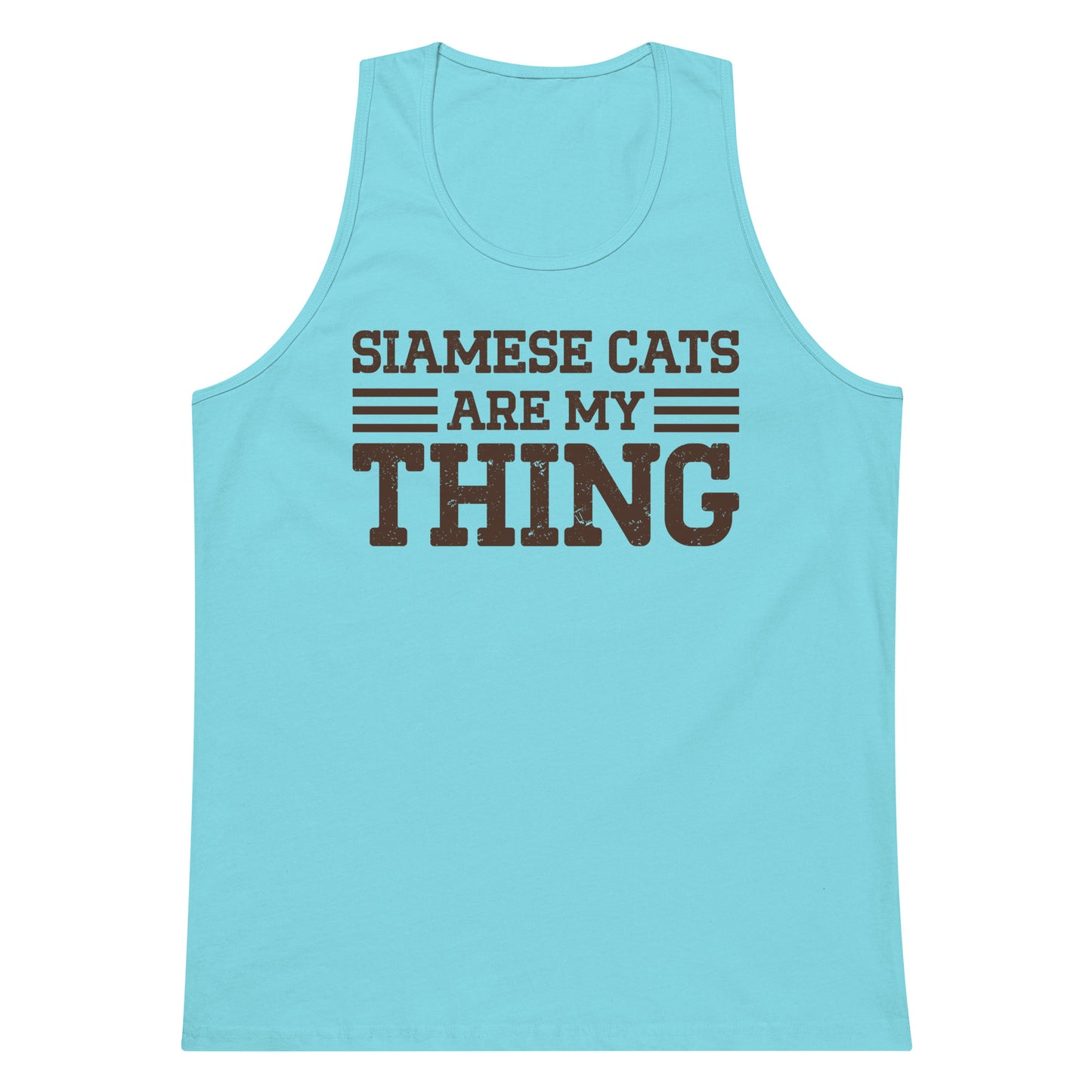 Siamese Cats Are My Thing Men’s premium tank top