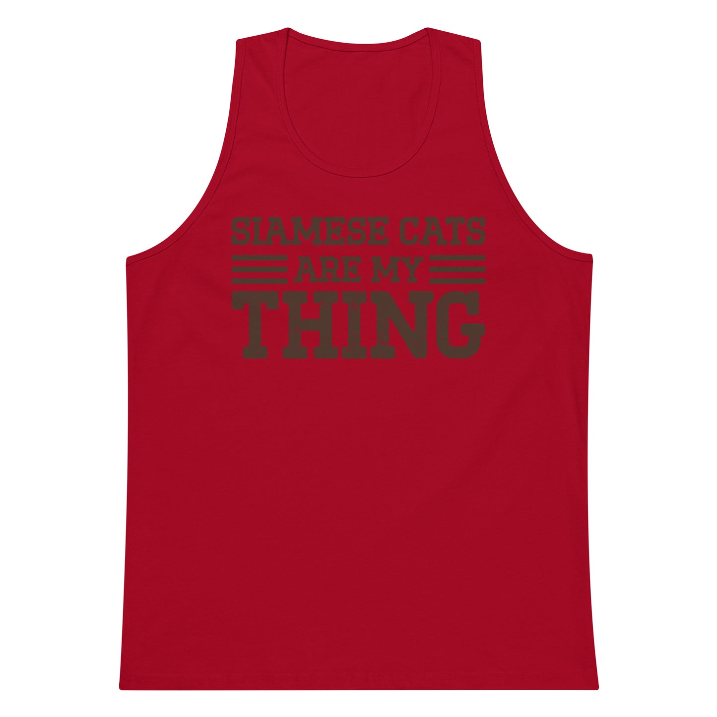 Siamese Cats Are My Thing Men’s premium tank top