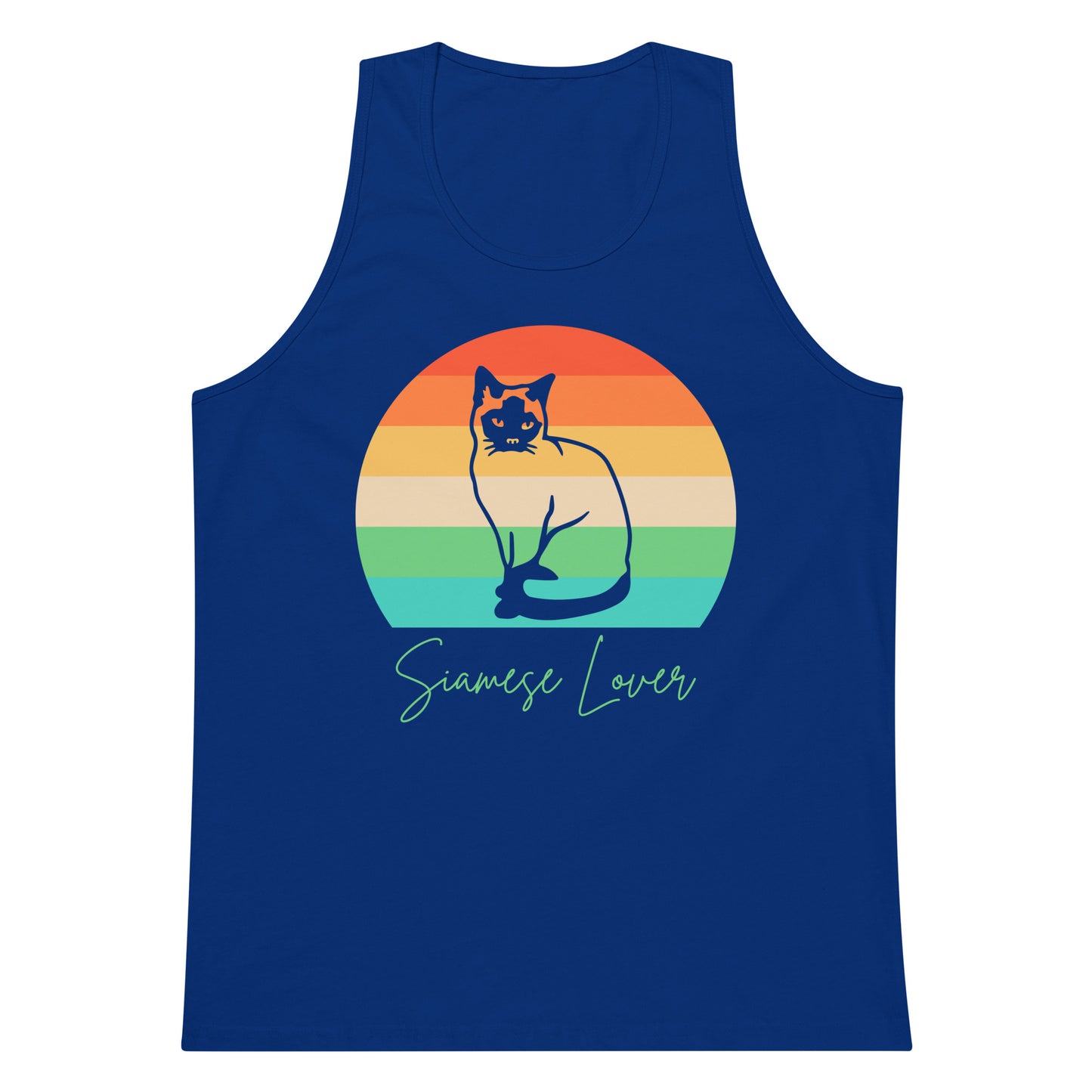 Siamese Lover Men’s premium tank top