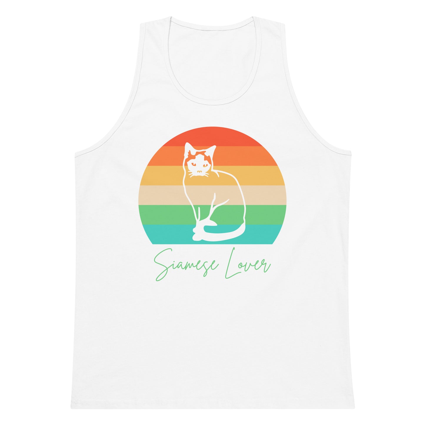 Siamese Lover Men’s premium tank top
