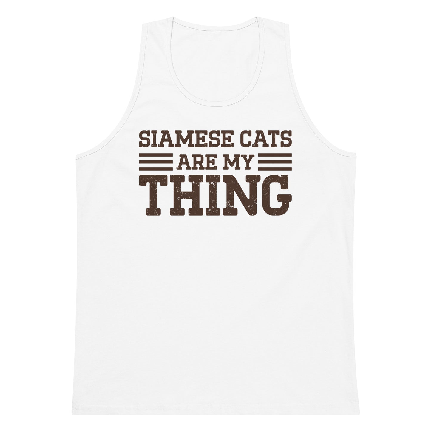 Siamese Cats Are My Thing Men’s premium tank top