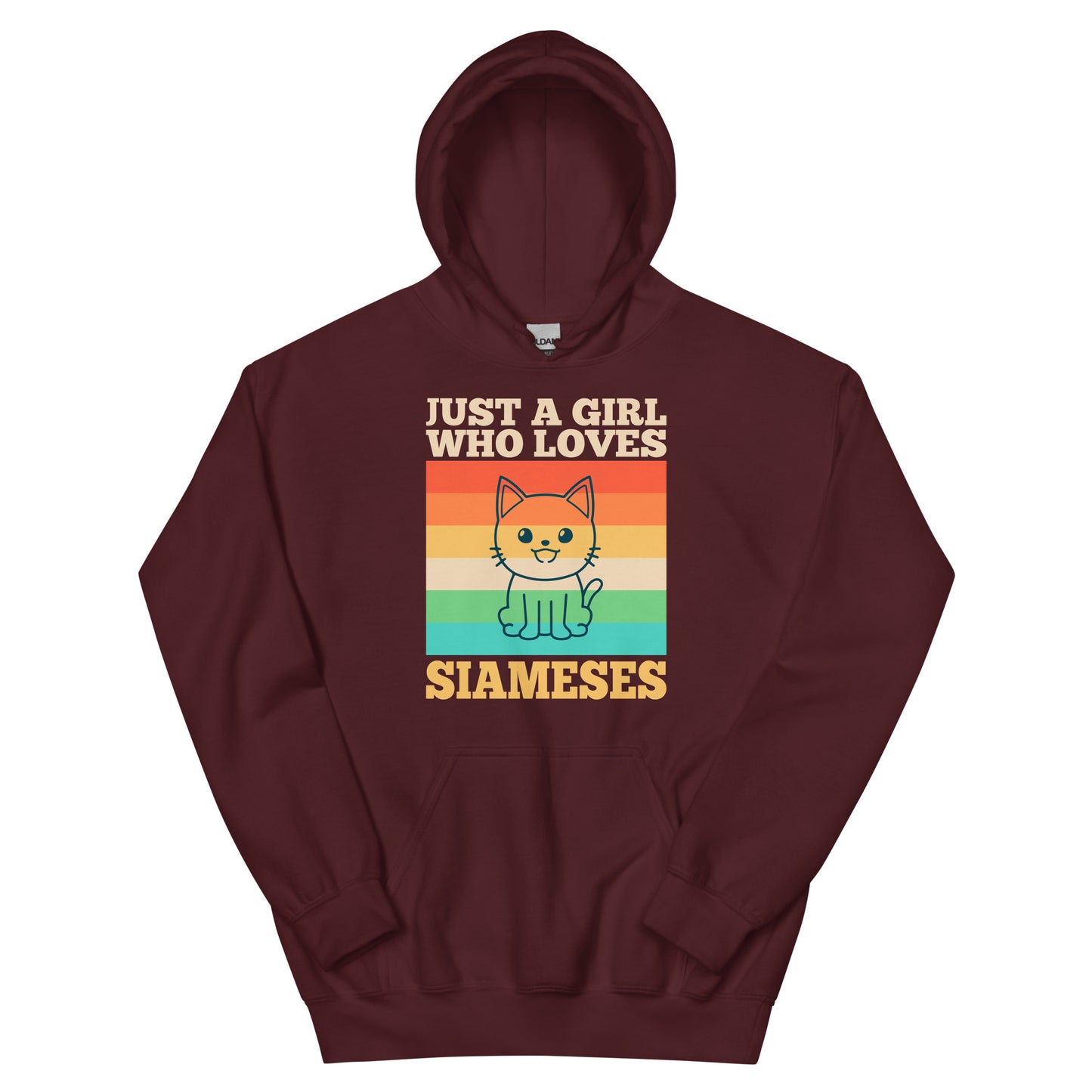 Just A Girl Who Loves Siameses Unisex Hoodie