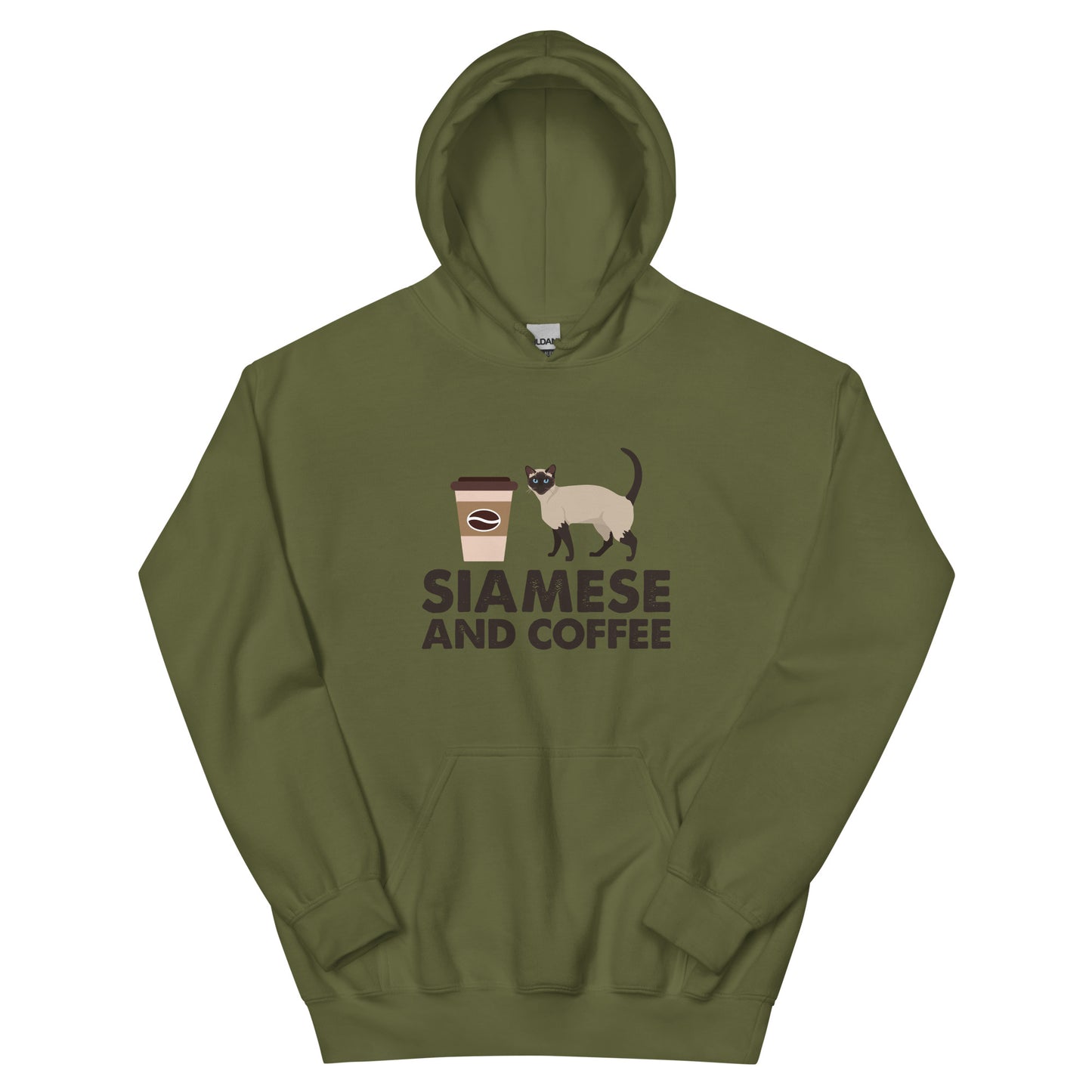 Siamese And Coffee Unisex Hoodie