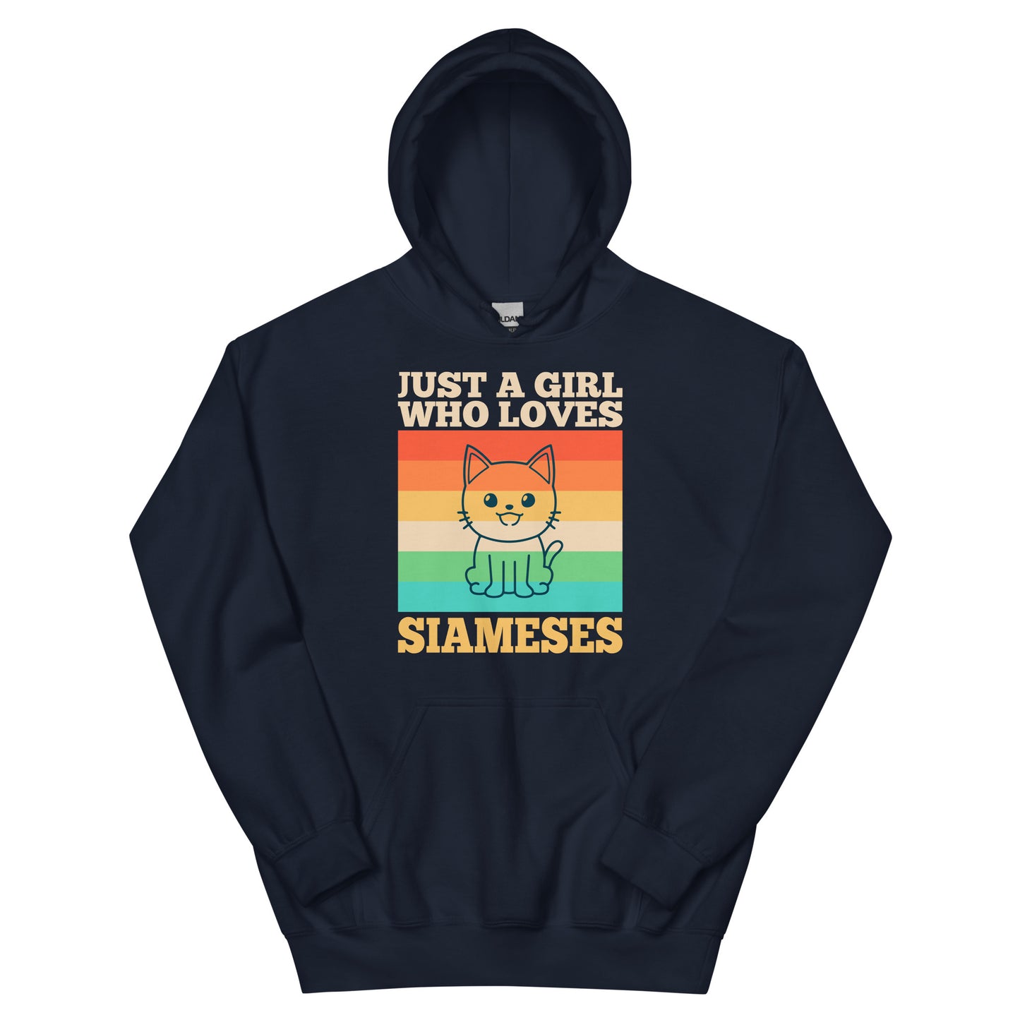 Just A Girl Who Loves Siameses Unisex Hoodie