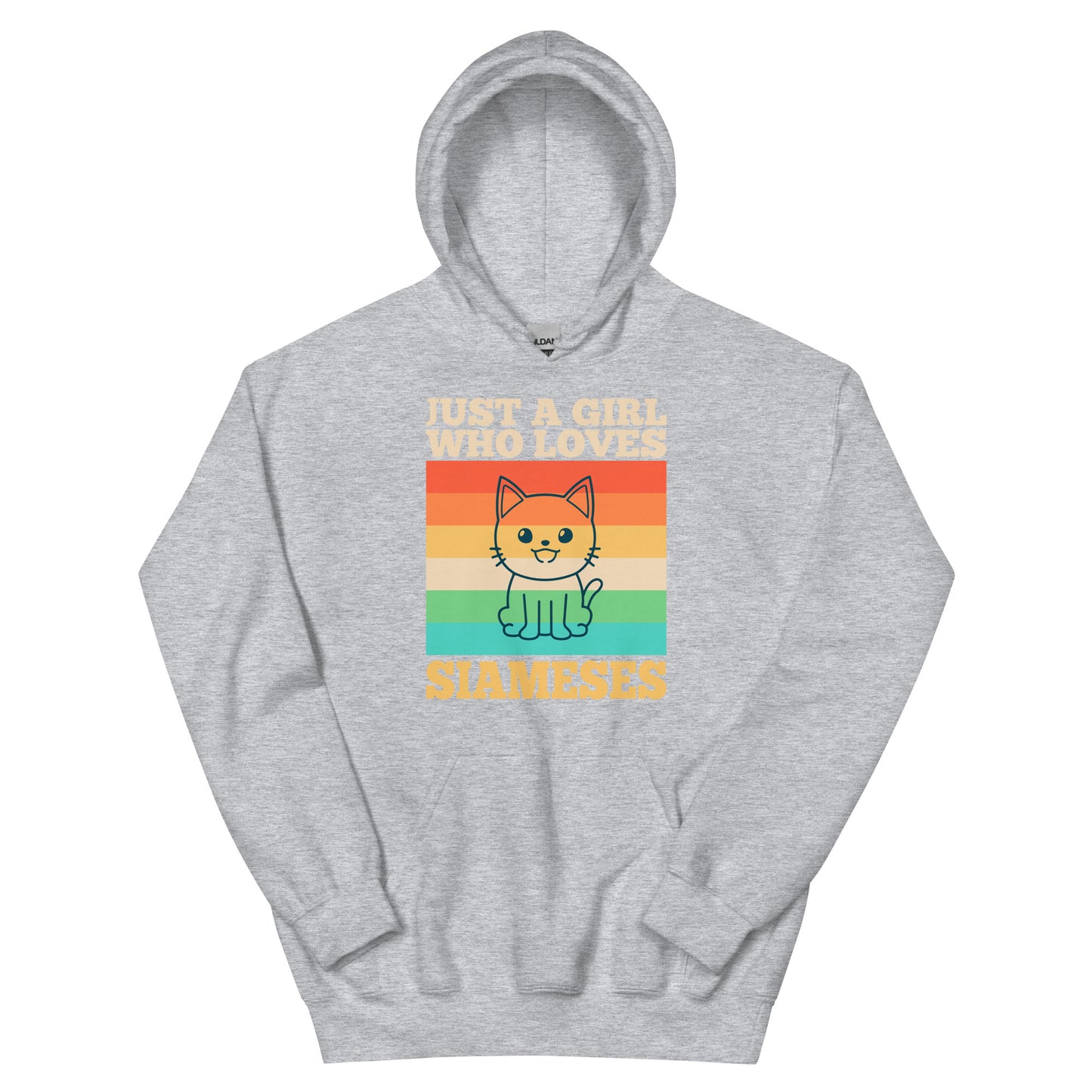 Just A Girl Who Loves Siameses Unisex Hoodie