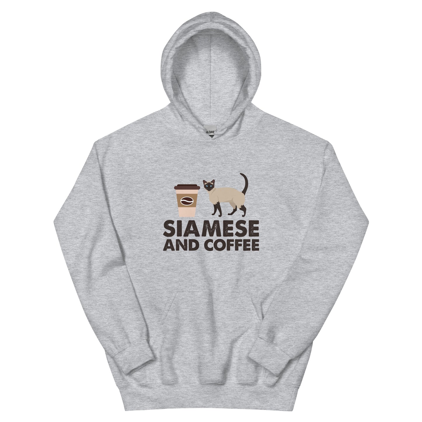 Siamese And Coffee Unisex Hoodie