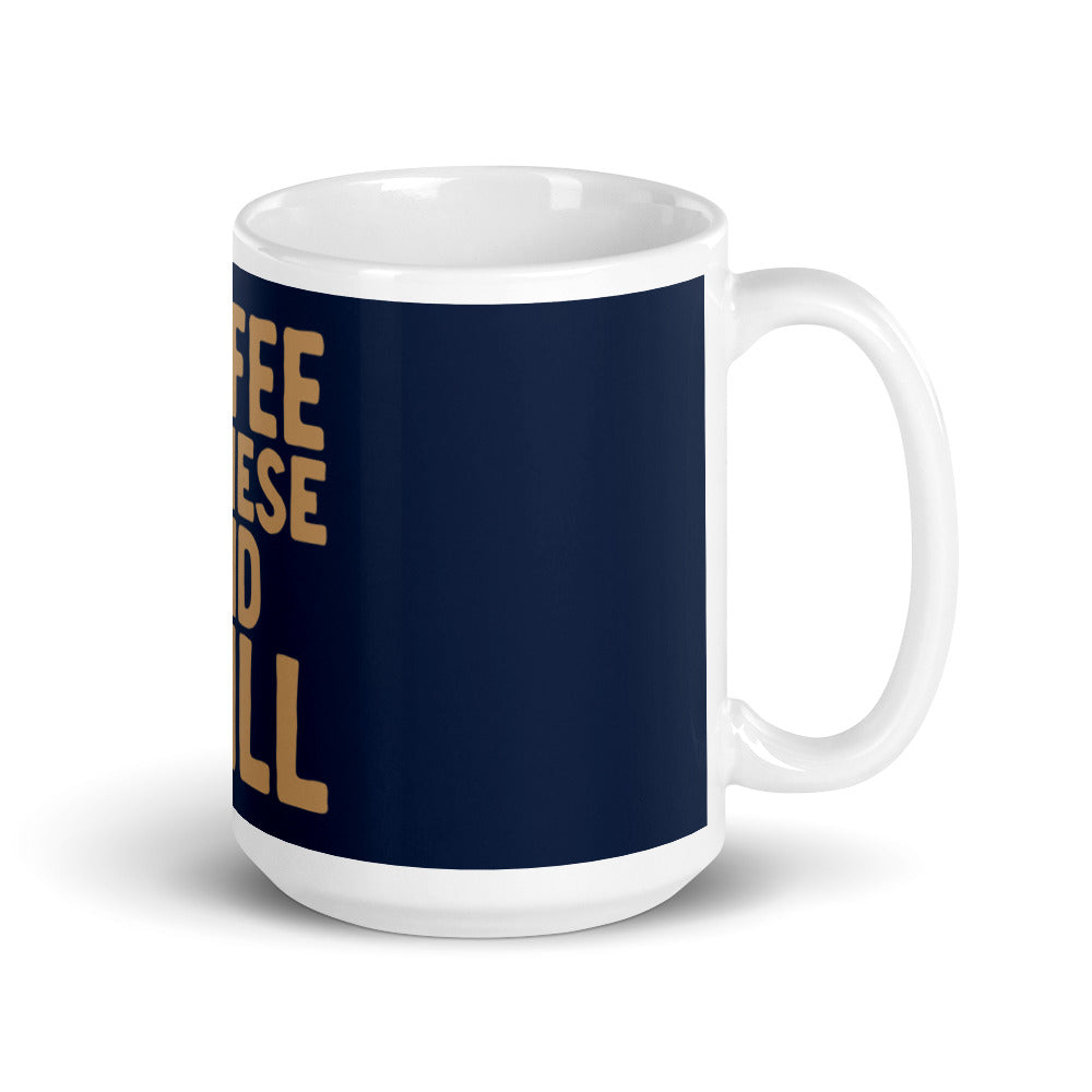 Coffee Siamese And Chill glossy mug