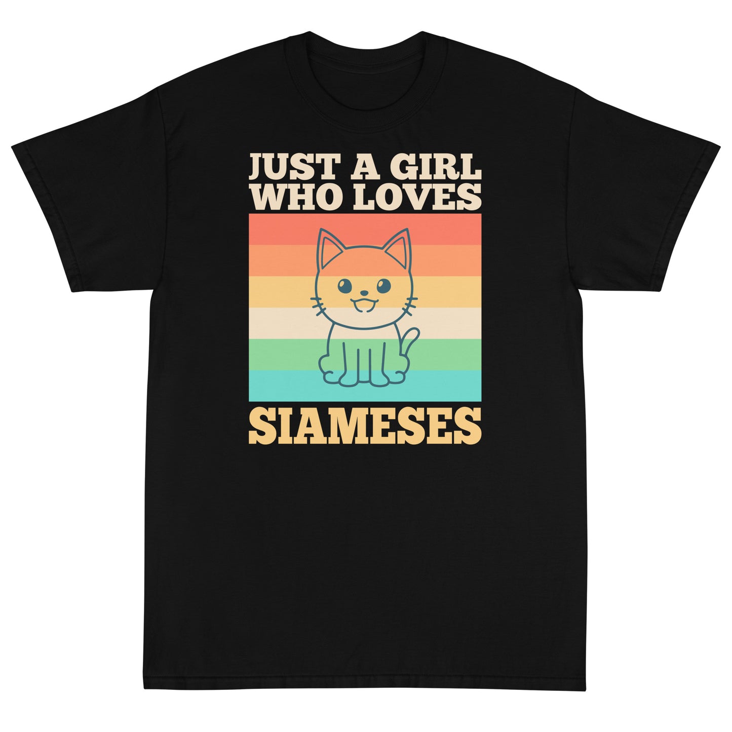 Just A Girl Who Loves Siameses Short Sleeve T-Shirt