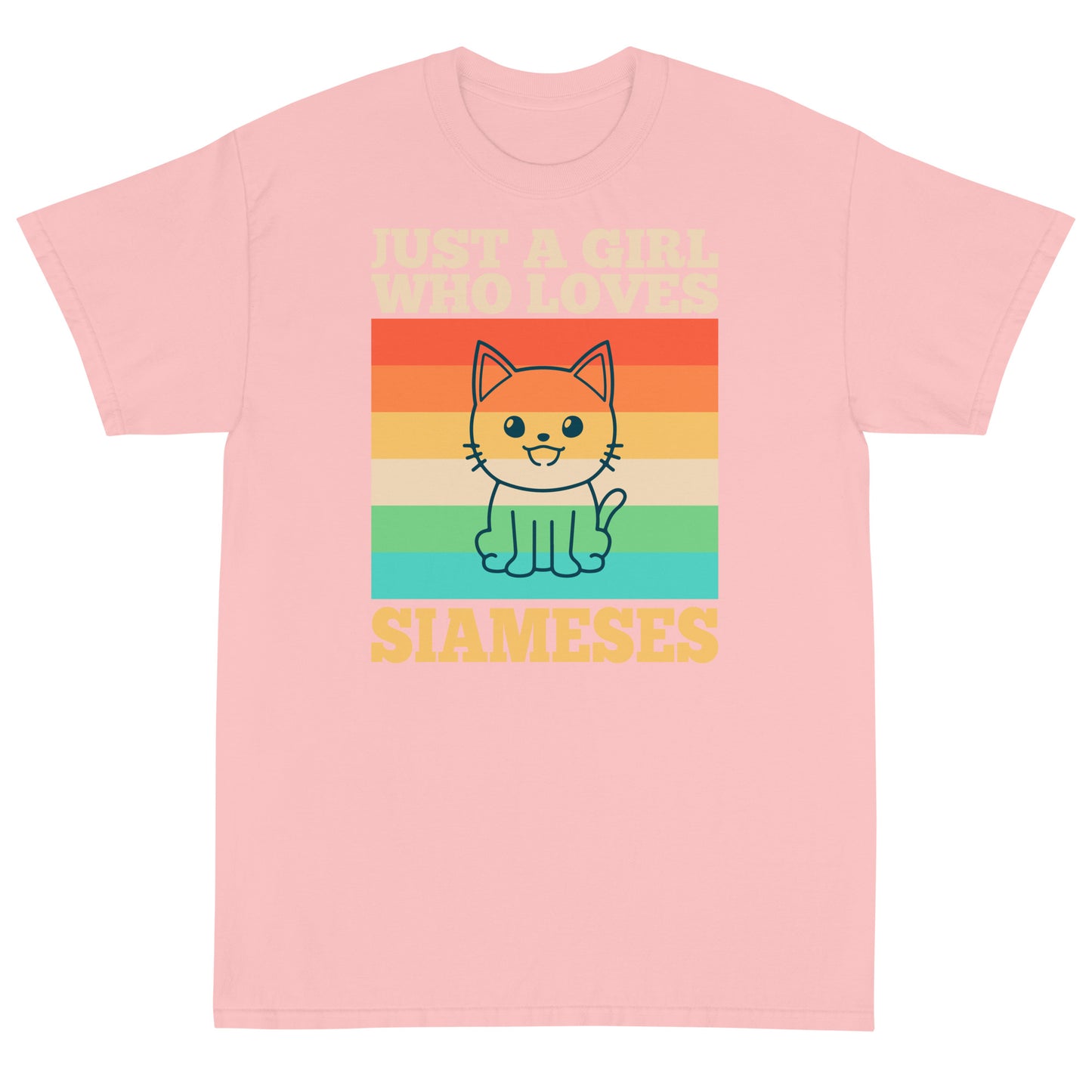 Just A Girl Who Loves Siameses Short Sleeve T-Shirt