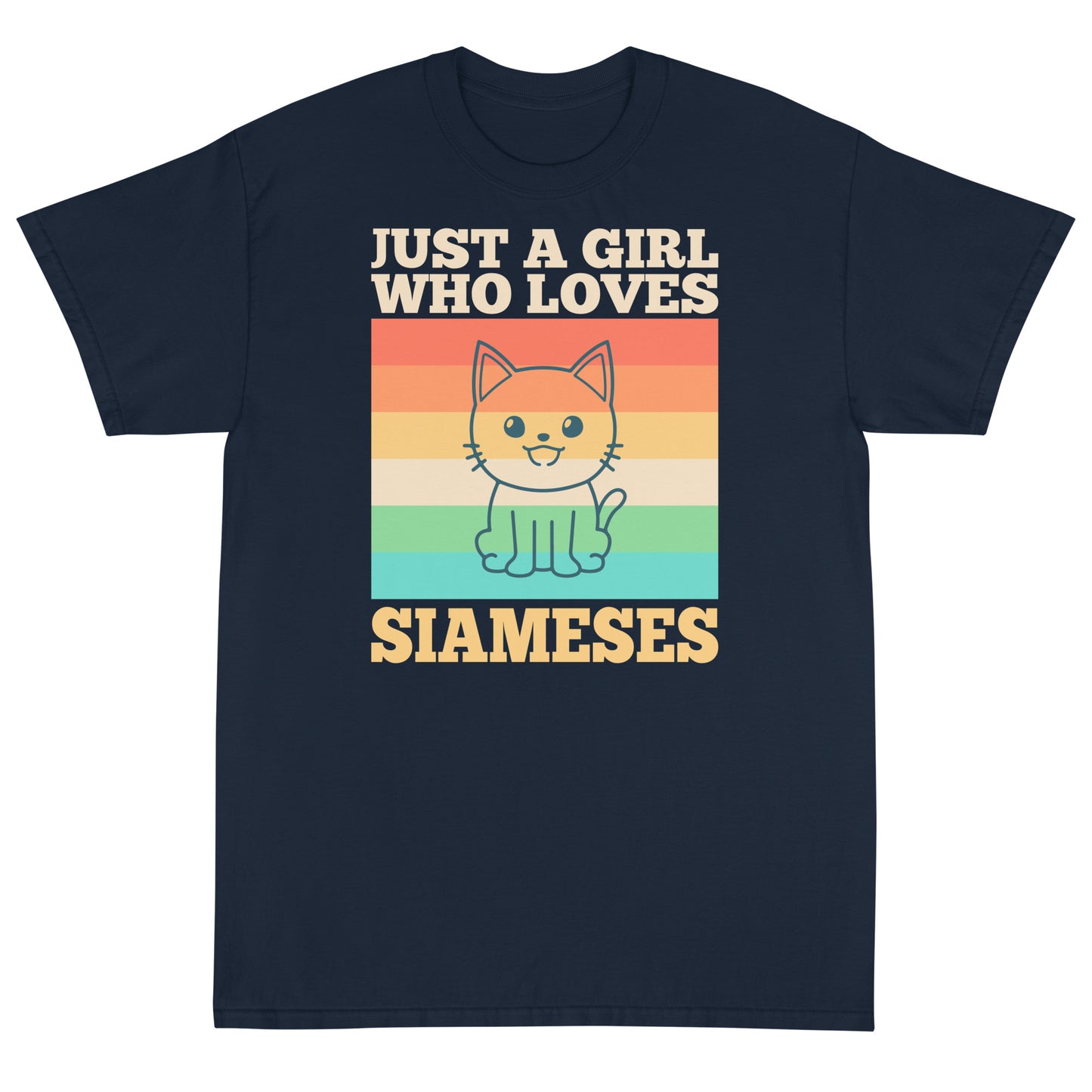 Just A Girl Who Loves Siameses Short Sleeve T-Shirt