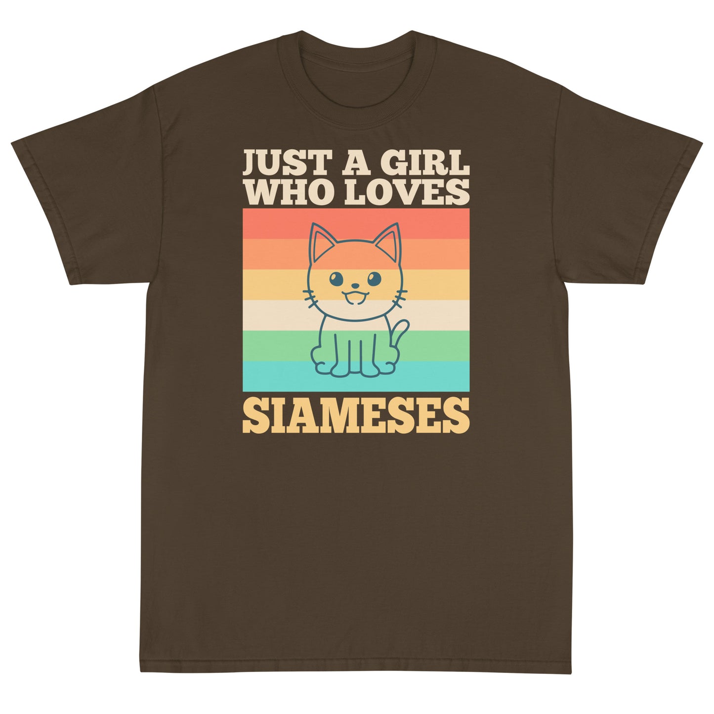 Just A Girl Who Loves Siameses Short Sleeve T-Shirt